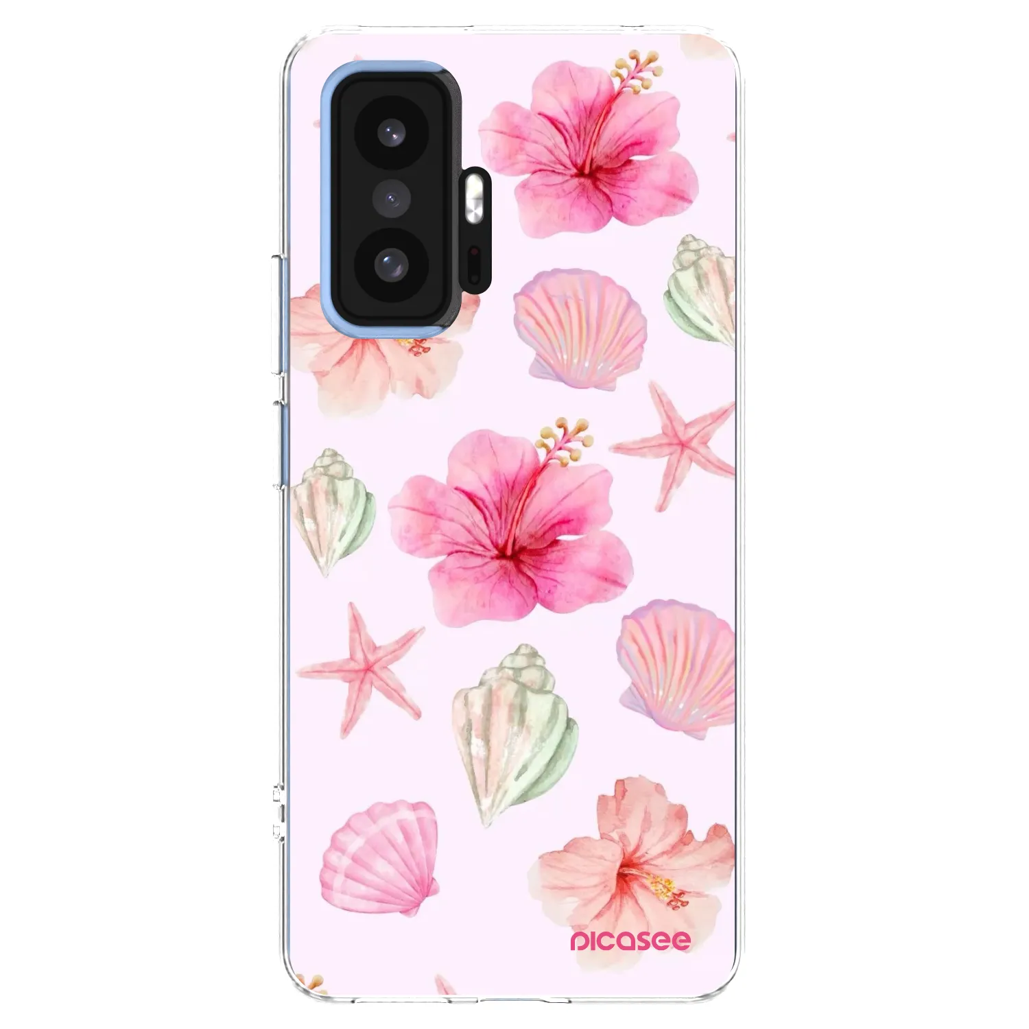 Picasee átlátszó szilikon tok az alábbi mobiltelefonokra Xiaomi 11T Pro - Blush Lagoon