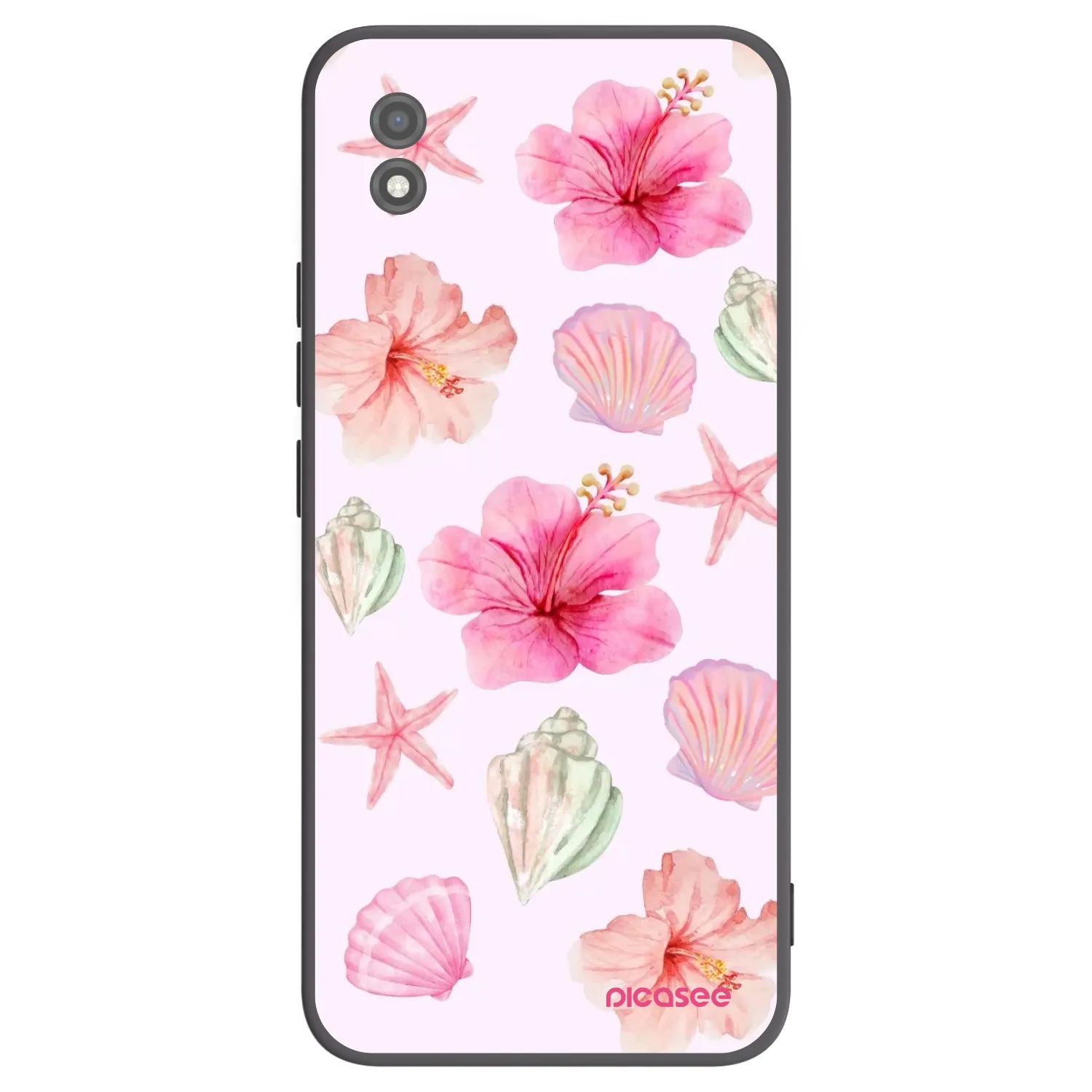 Picasee fekete szilikon tok az alábbi mobiltelefonokra Realme C11 (2021) - Blush Lagoon