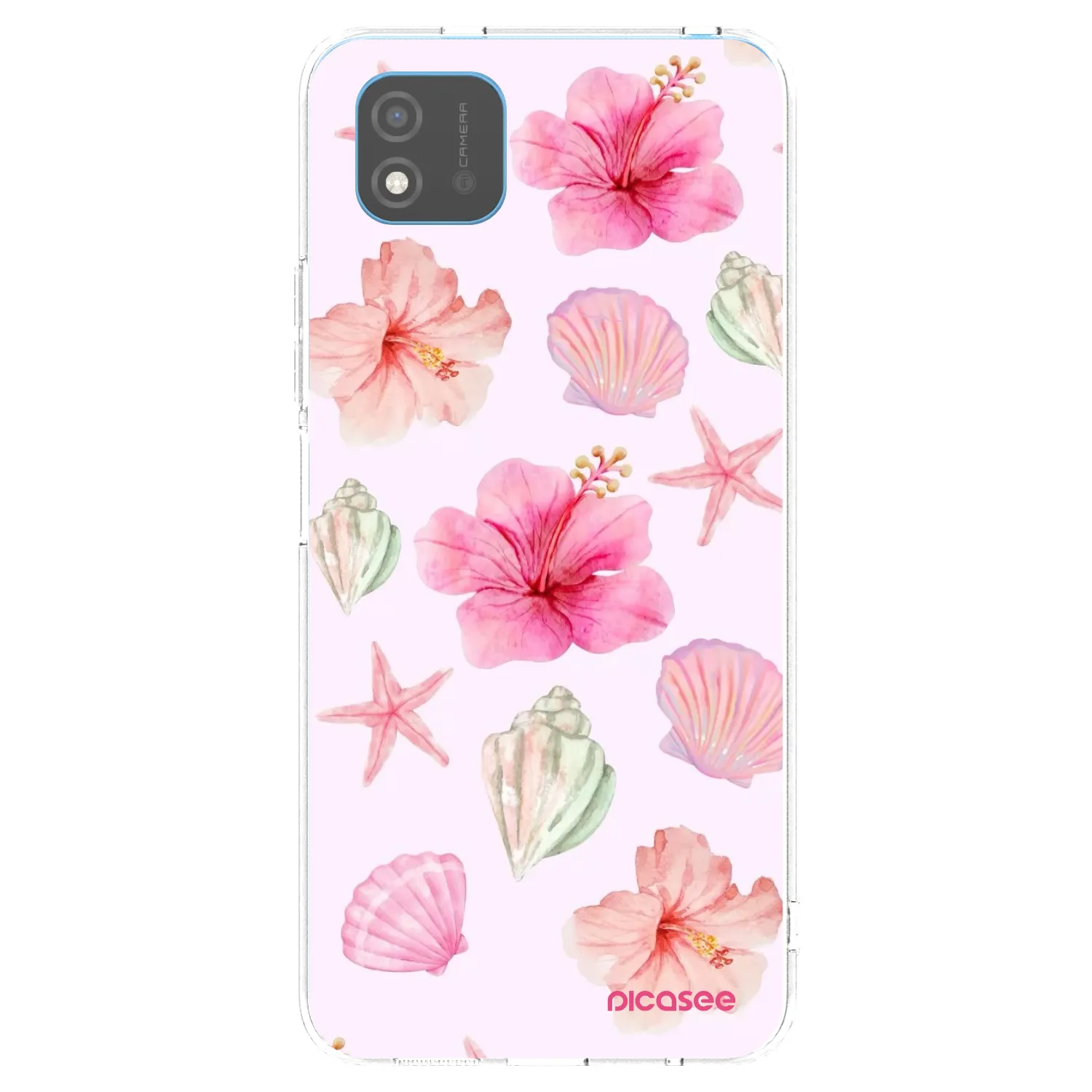 Picasee átlátszó szilikon tok az alábbi mobiltelefonokra Realme C11 (2021) - Blush Lagoon