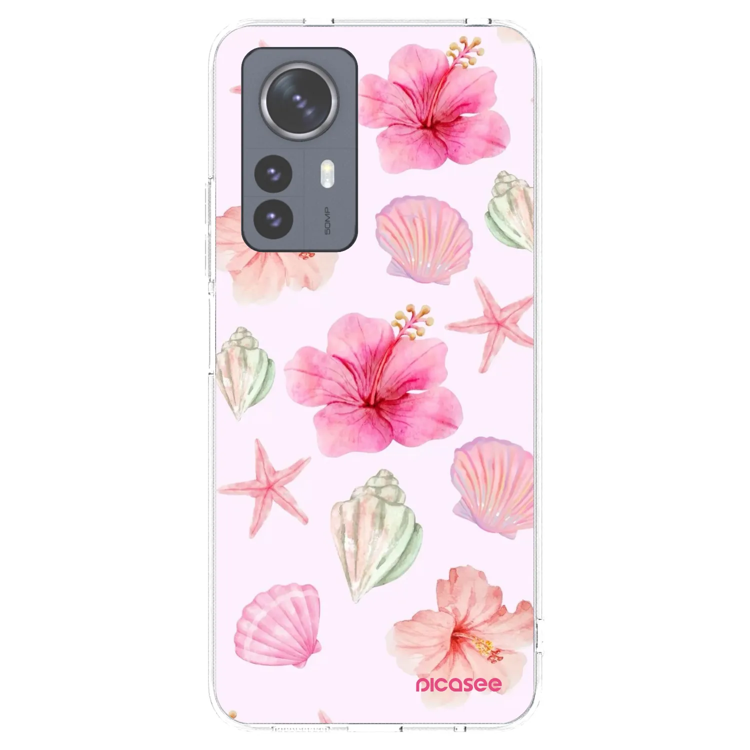Picasee átlátszó szilikon tok az alábbi mobiltelefonokra Xiaomi 12 Pro - Blush Lagoon
