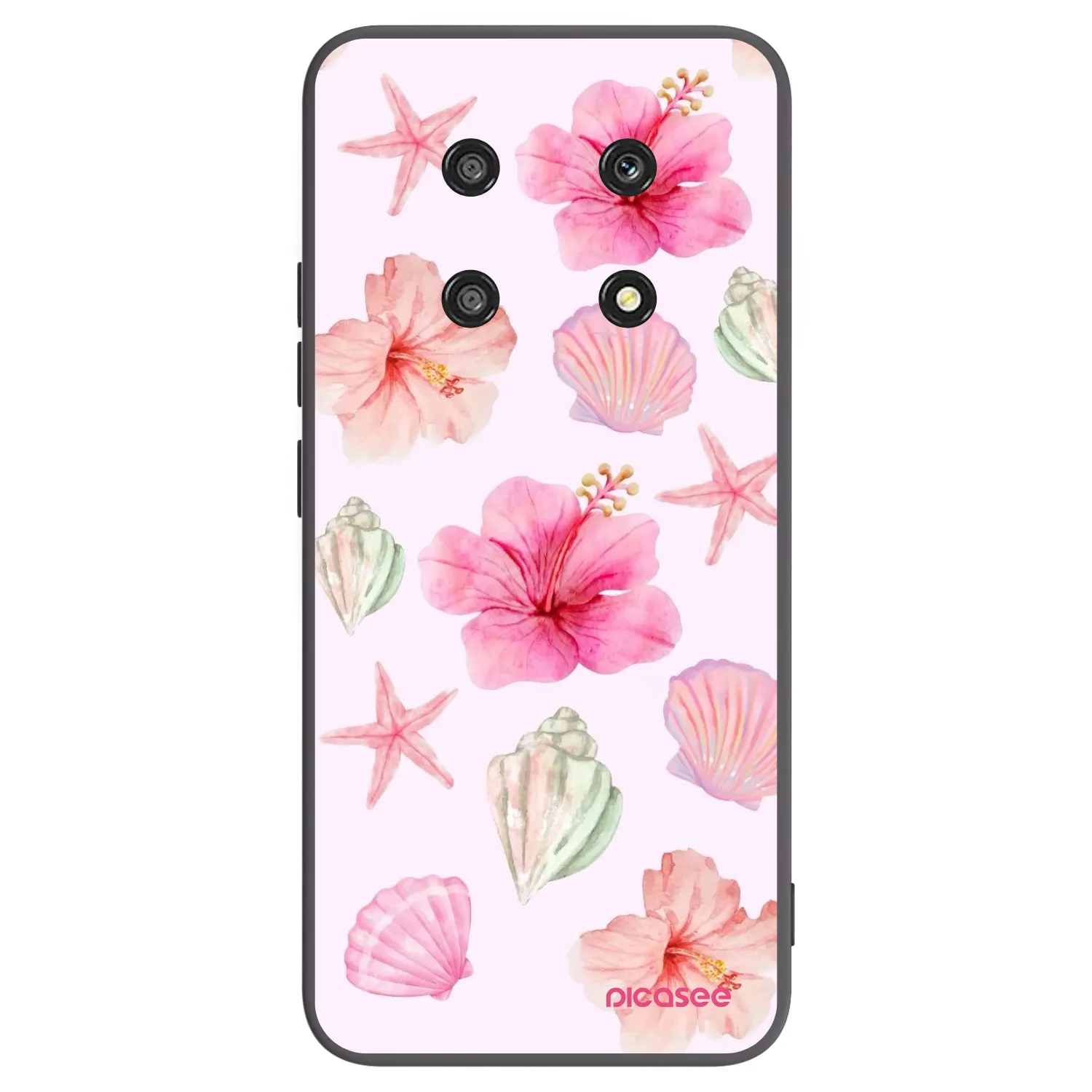 Picasee fekete szilikon tok az alábbi mobiltelefonokra Honor Magic4 Lite 5G - Blush Lagoon