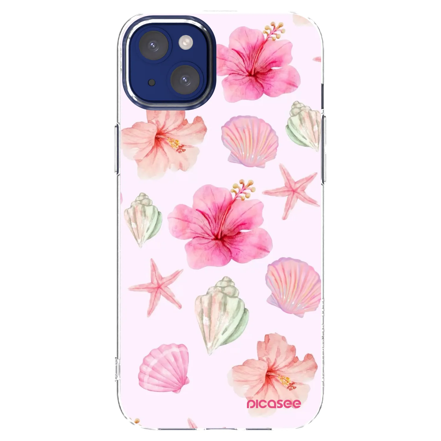 Picasee átlátszó szilikon tok az alábbi mobiltelefonokra Apple iPhone 14 Plus - Blush Lagoon