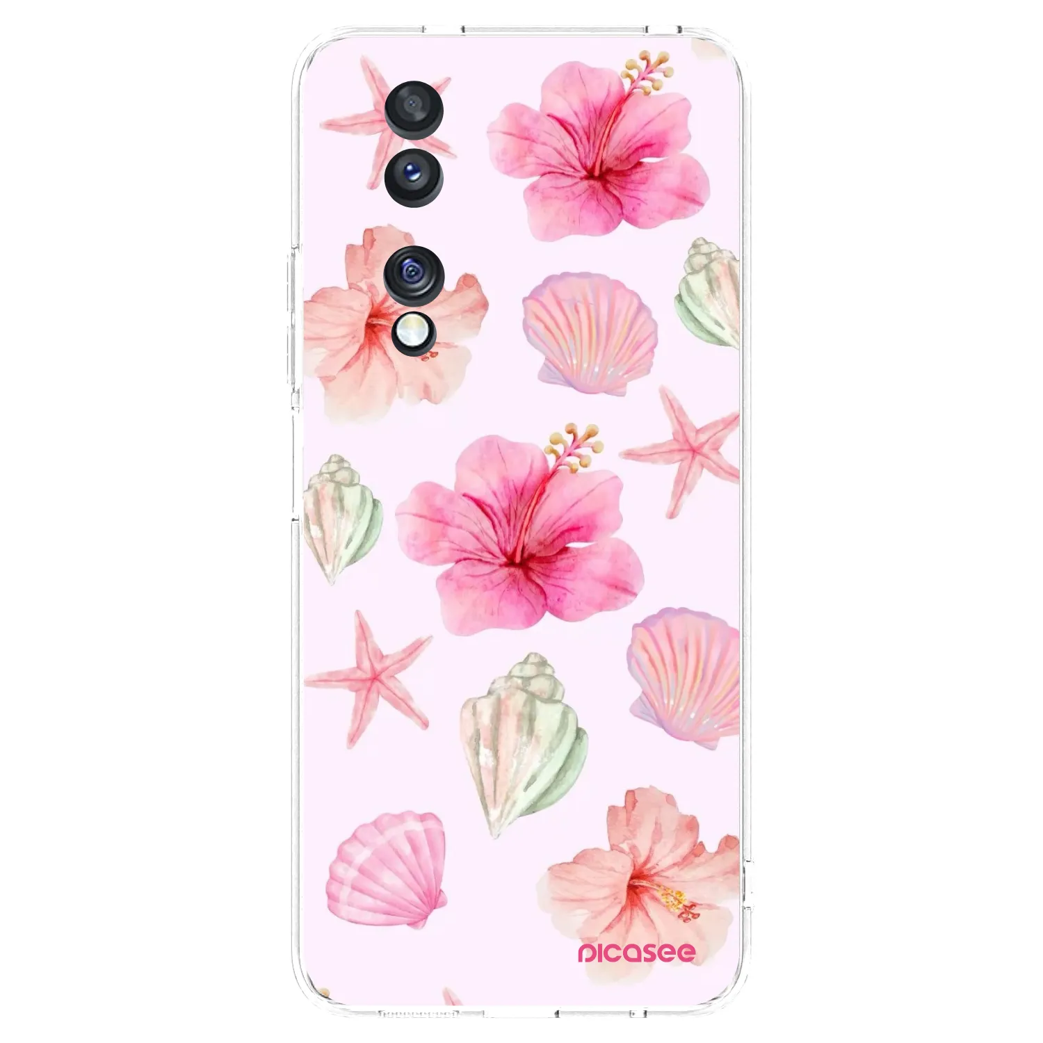 Picasee átlátszó szilikon tok az alábbi mobiltelefonokra Honor 70 - Blush Lagoon