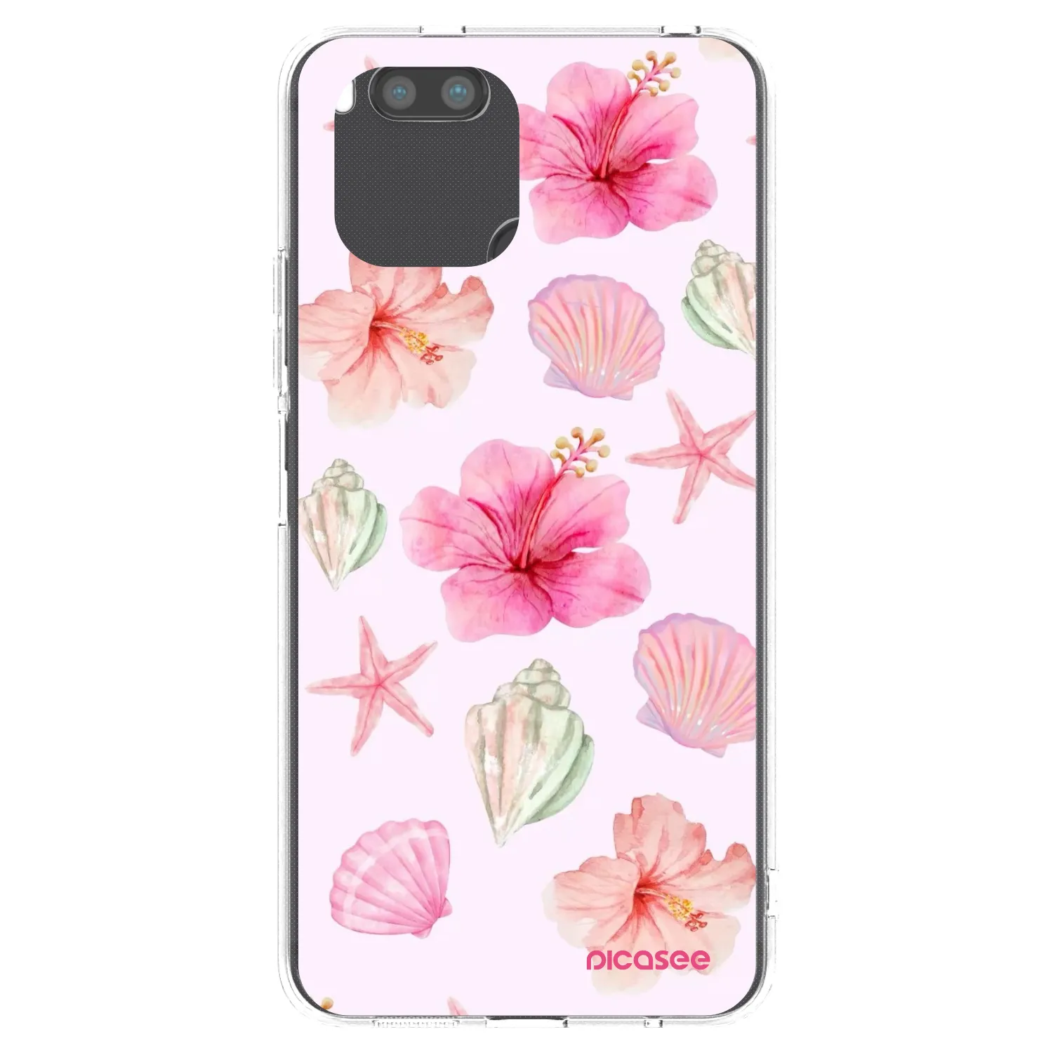 Picasee átlátszó szilikon tok az alábbi mobiltelefonokra Xiaomi Redmi A1 - Blush Lagoon