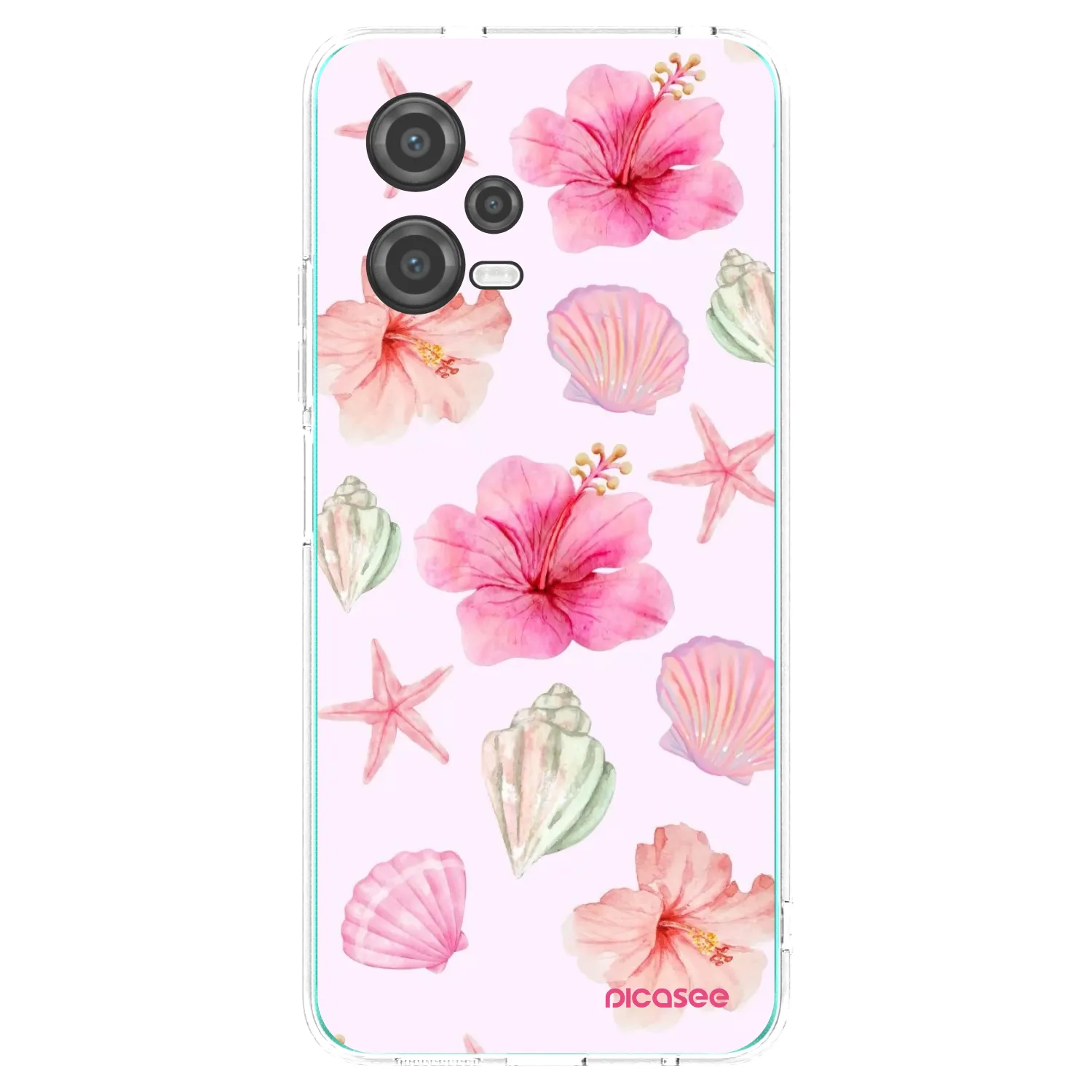 Picasee átlátszó szilikon tok az alábbi mobiltelefonokra Xiaomi Poco X5 - Blush Lagoon