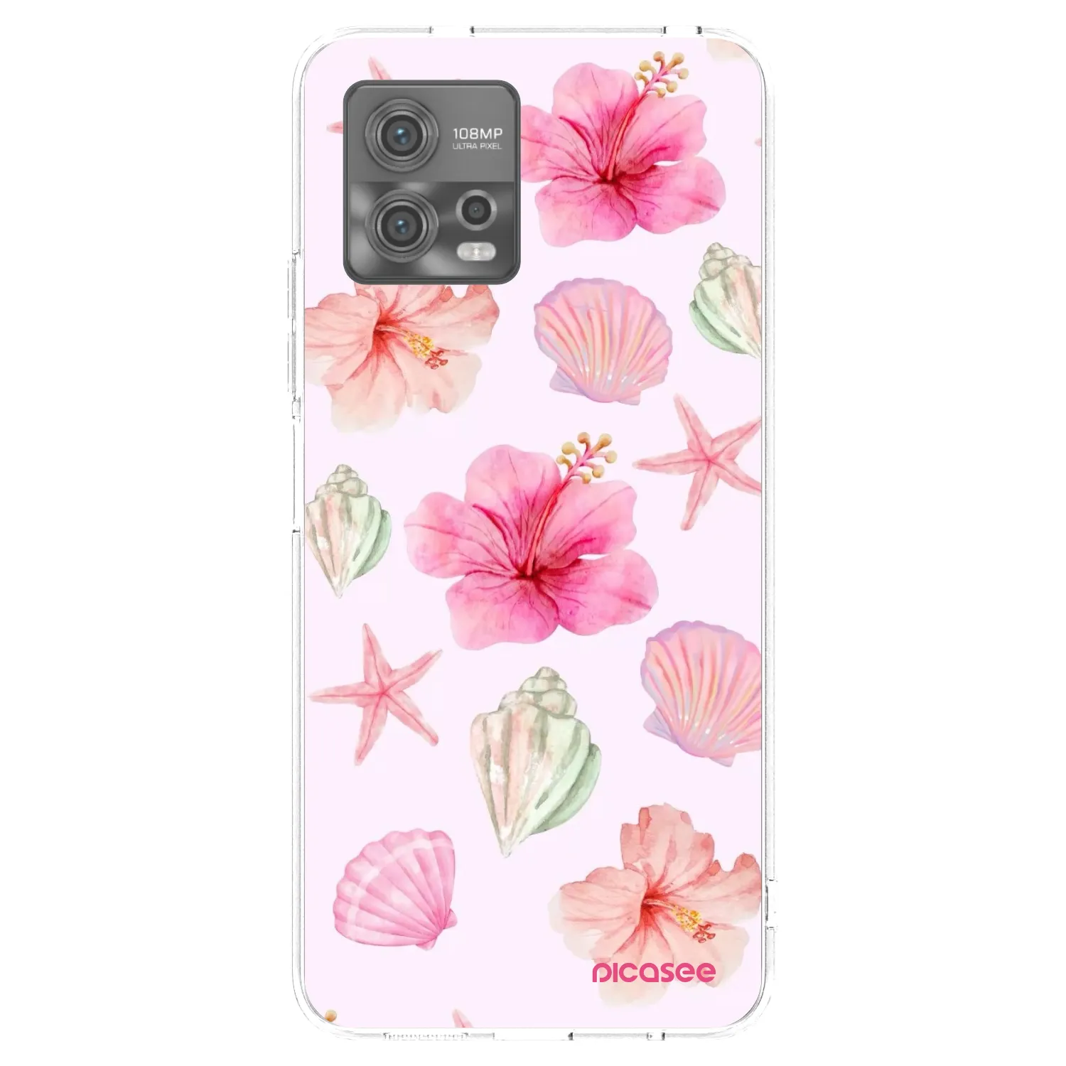 Picasee átlátszó szilikon tok az alábbi mobiltelefonokra Motorola Moto G72 - Blush Lagoon