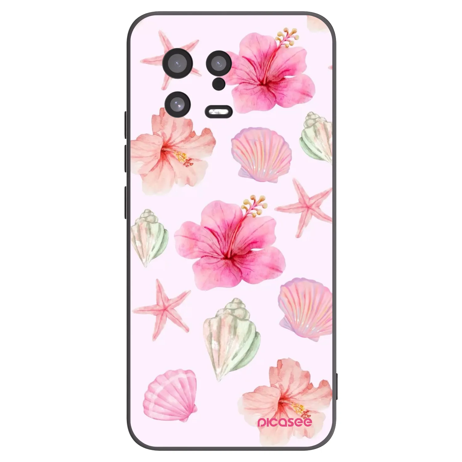 Picasee fekete szilikon tok az alábbi mobiltelefonokra Xiaomi 13 - Blush Lagoon
