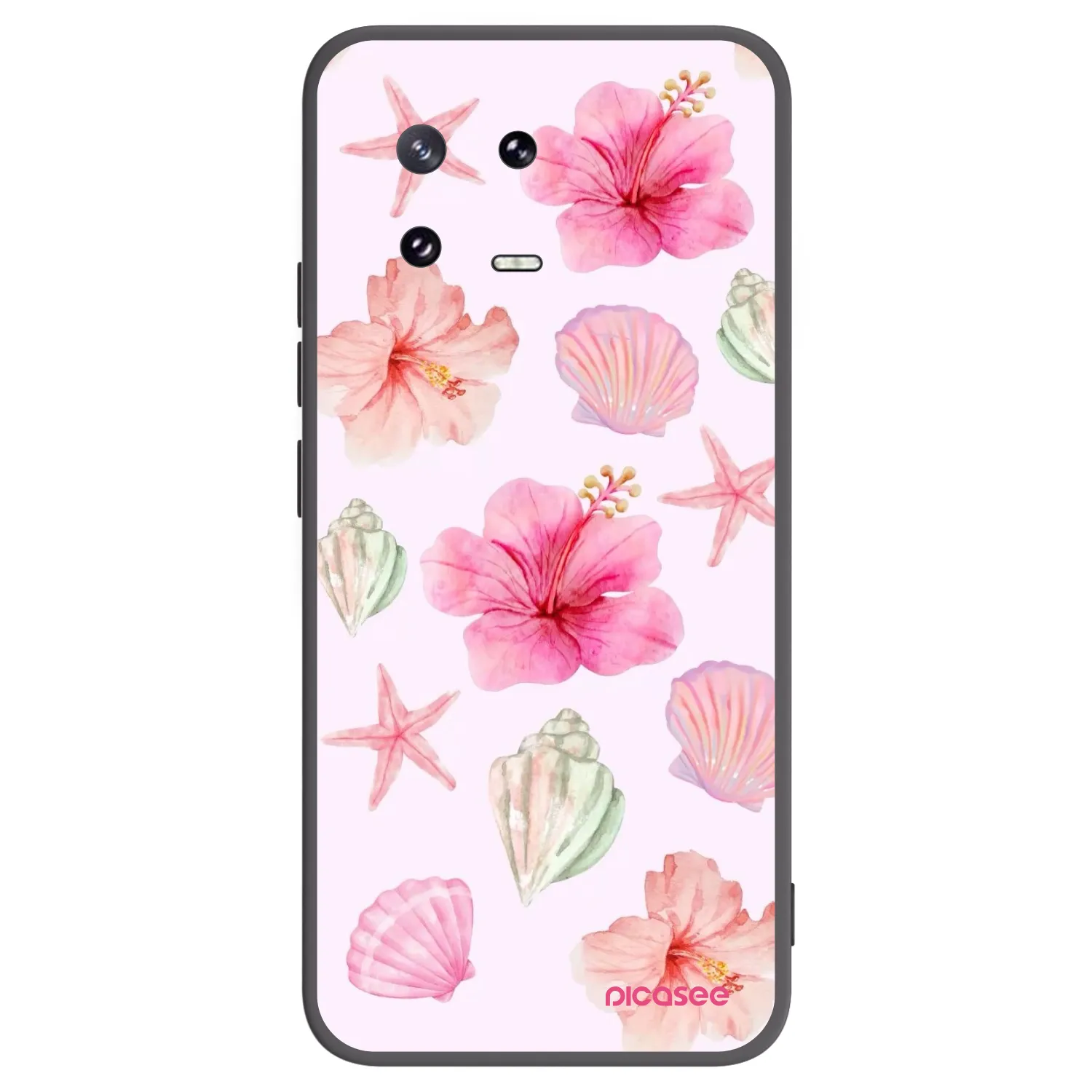 Picasee fekete szilikon tok az alábbi mobiltelefonokra Xiaomi 13 Pro - Blush Lagoon