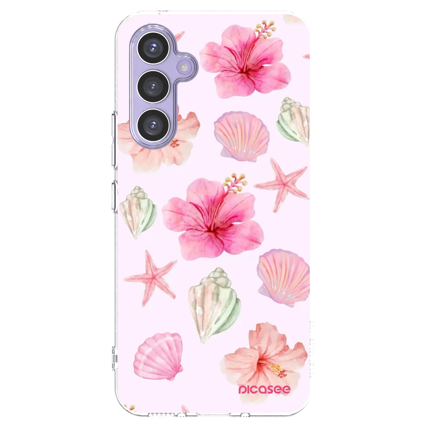 Picasee átlátszó szilikon tok az alábbi mobiltelefonokra Samsung Galaxy A54 5G A546B - Blush Lagoon