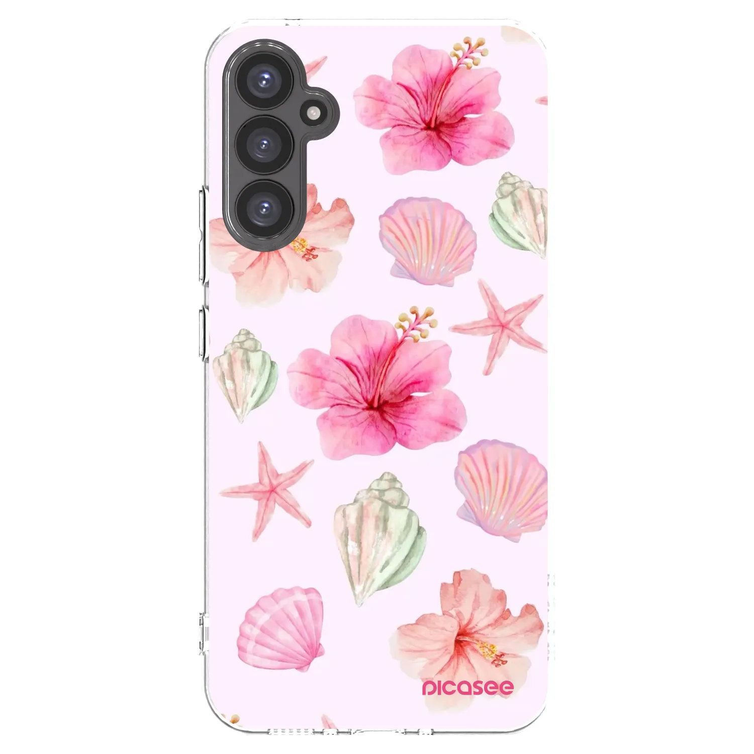 Picasee átlátszó szilikon tok az alábbi mobiltelefonokra Samsung Galaxy A34 5G A346B - Blush Lagoon