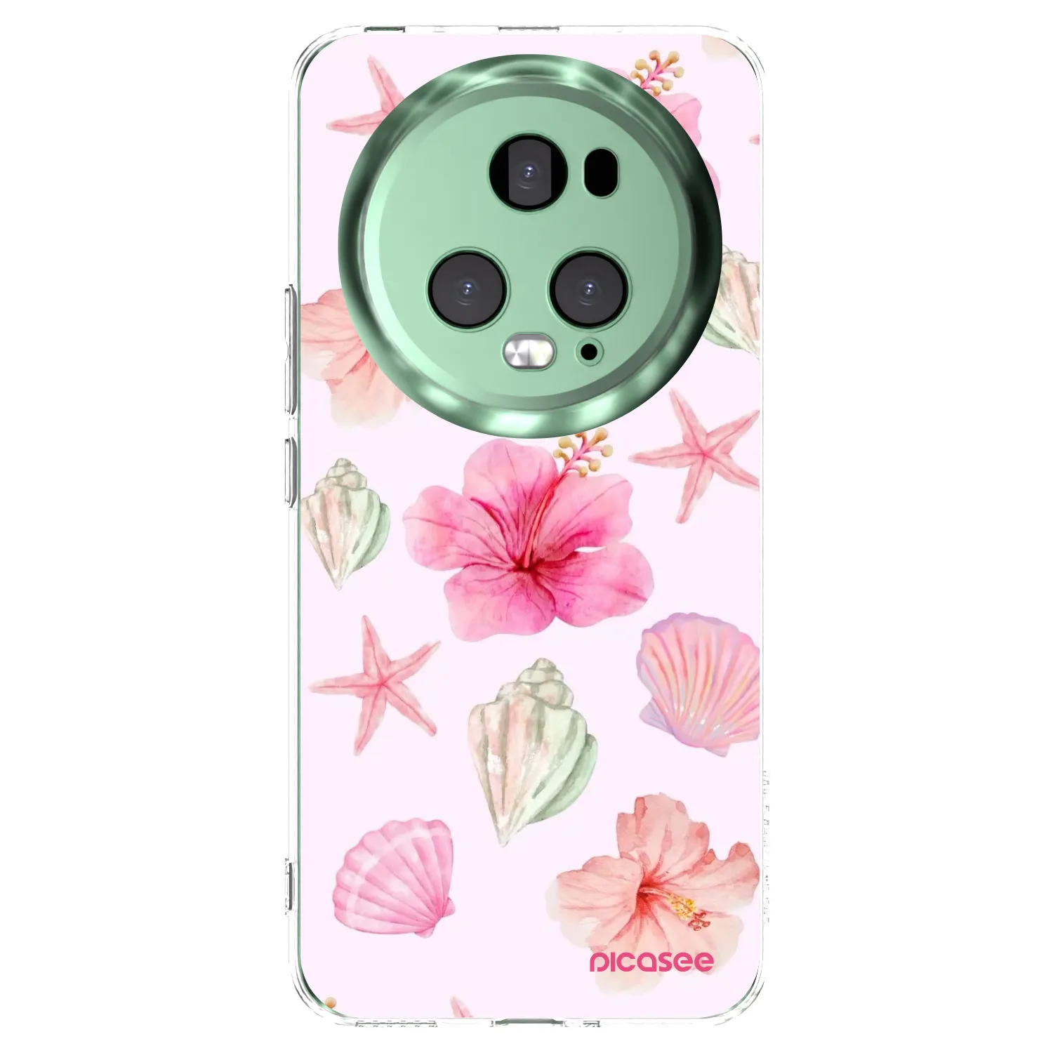 Picasee átlátszó szilikon tok az alábbi mobiltelefonokra Honor Magic5 Pro - Blush Lagoon