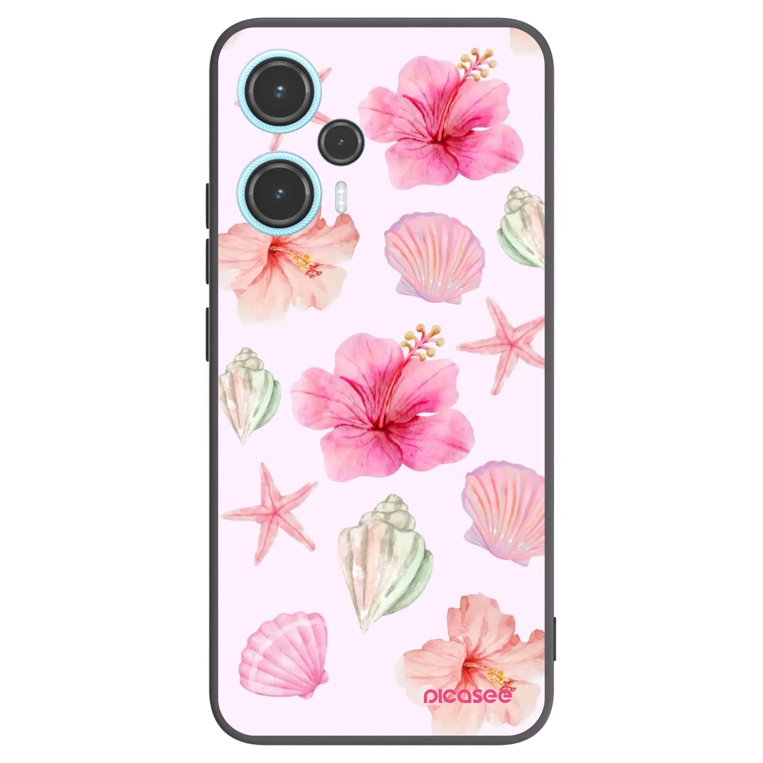 Picasee fekete szilikon tok az alábbi mobiltelefonokra Xiaomi Poco F5 - Blush Lagoon
