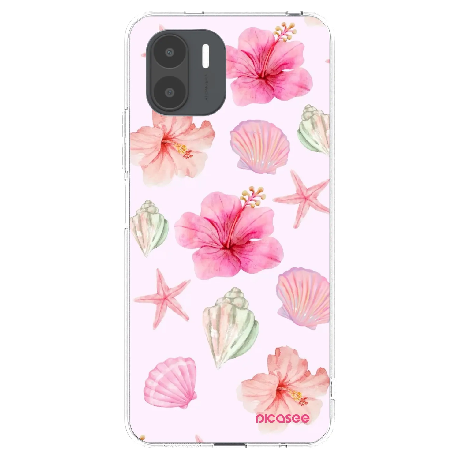 Picasee átlátszó szilikon tok az alábbi mobiltelefonokra Xiaomi Redmi A2 - Blush Lagoon