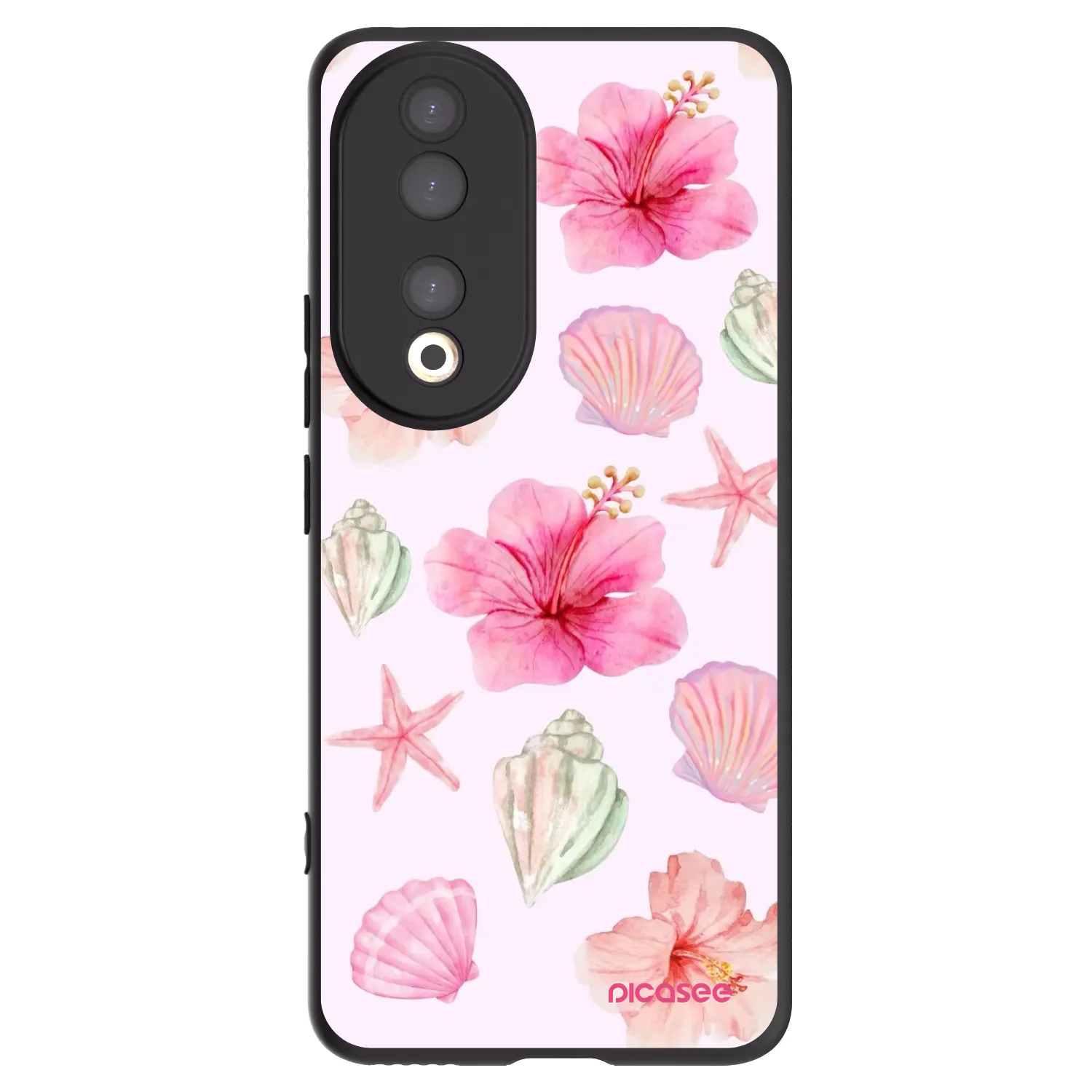 Picasee fekete szilikon tok az alábbi mobiltelefonokra Honor 90 5G - Blush Lagoon
