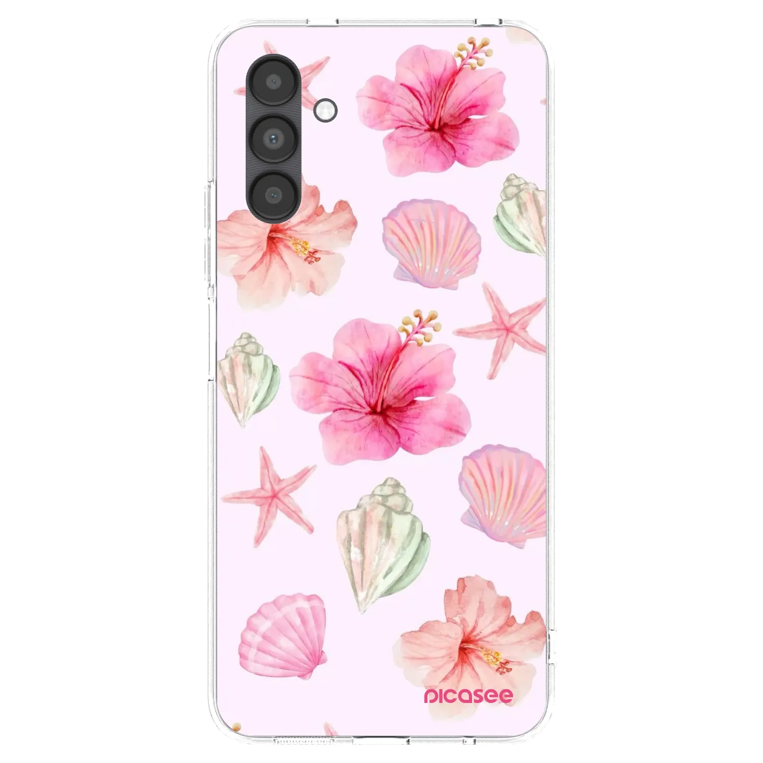Picasee átlátszó szilikon tok az alábbi mobiltelefonokra Samsung Galaxy A04s A047F - Blush Lagoon