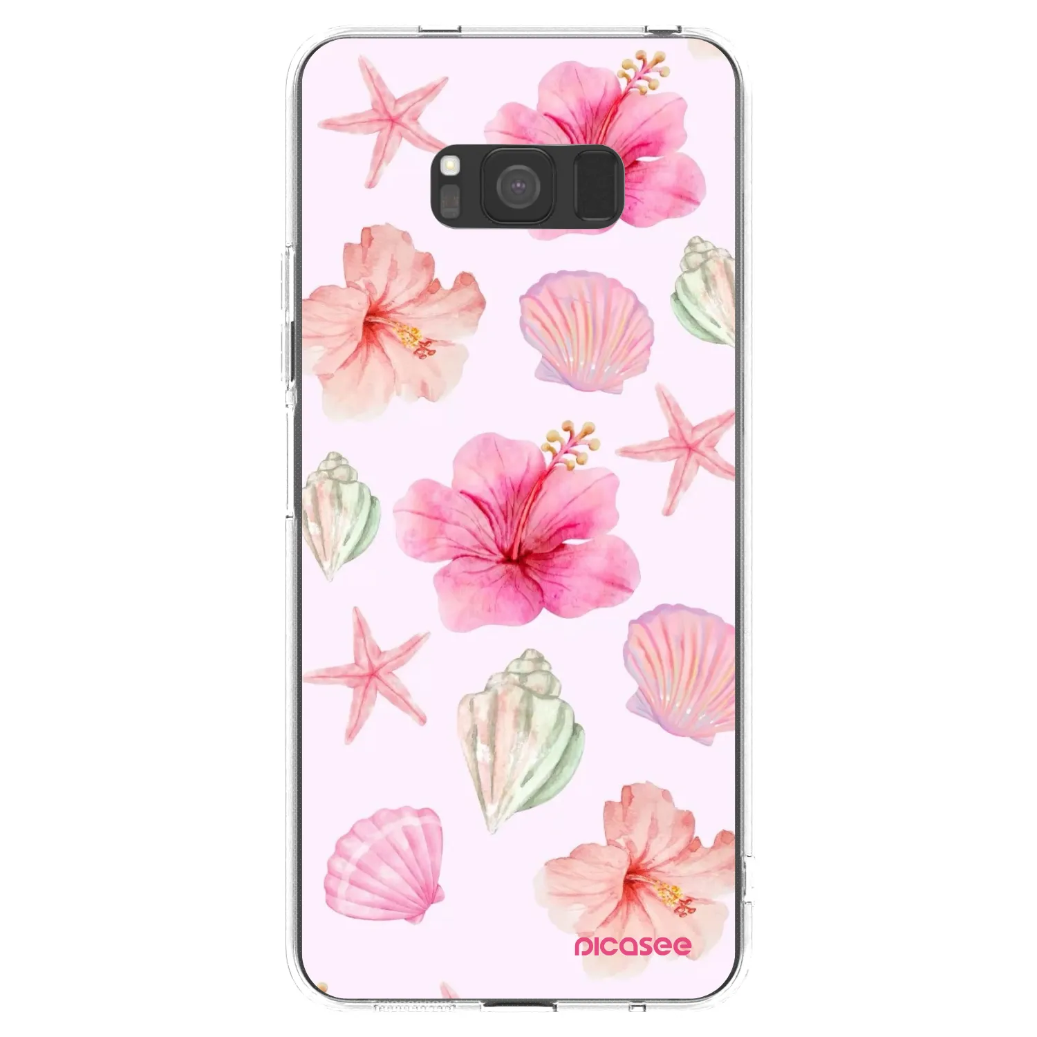 Picasee átlátszó szilikon tok az alábbi mobiltelefonokra Samsung Galaxy S8 G950F - Blush Lagoon
