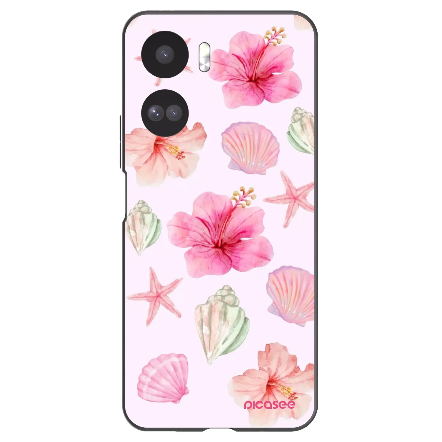 Picasee fekete szilikon tok az alábbi mobiltelefonokra Honor 90 Lite 5G - Blush Lagoon