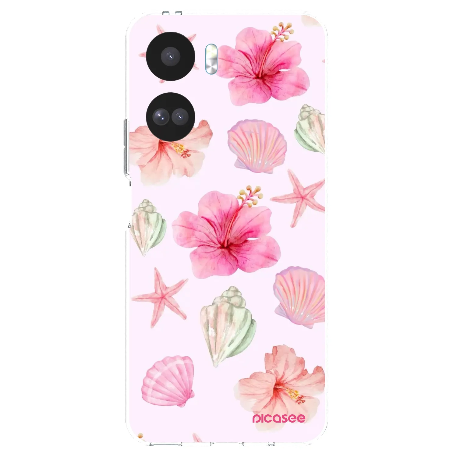 Picasee átlátszó szilikon tok az alábbi mobiltelefonokra Honor 90 Lite 5G - Blush Lagoon
