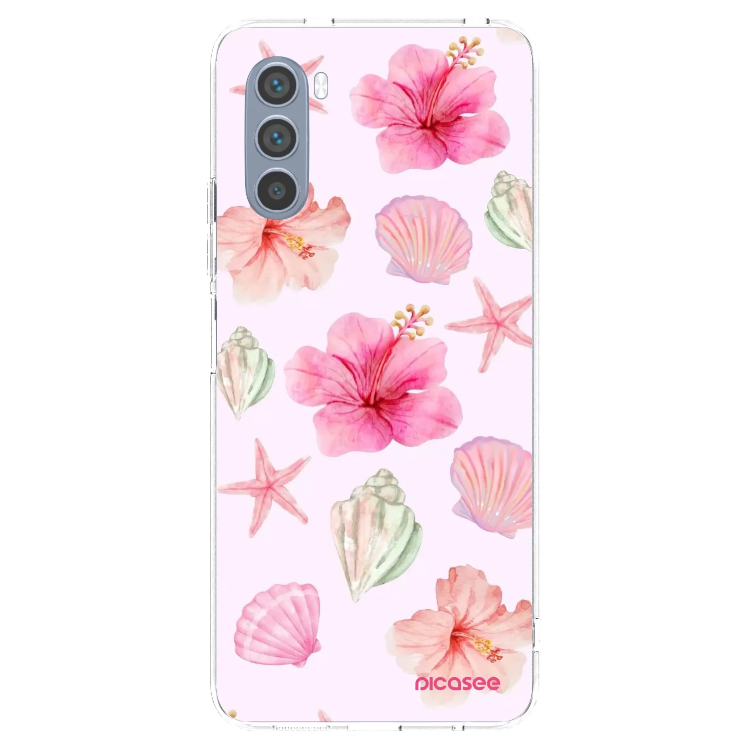Picasee átlátszó szilikon tok az alábbi mobiltelefonokra Motorola Moto G62 - Blush Lagoon