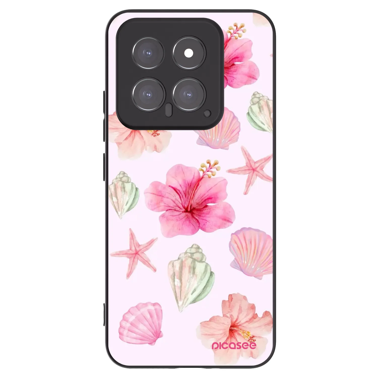 Picasee fekete szilikon tok az alábbi mobiltelefonokra Xiaomi 14 - Blush Lagoon