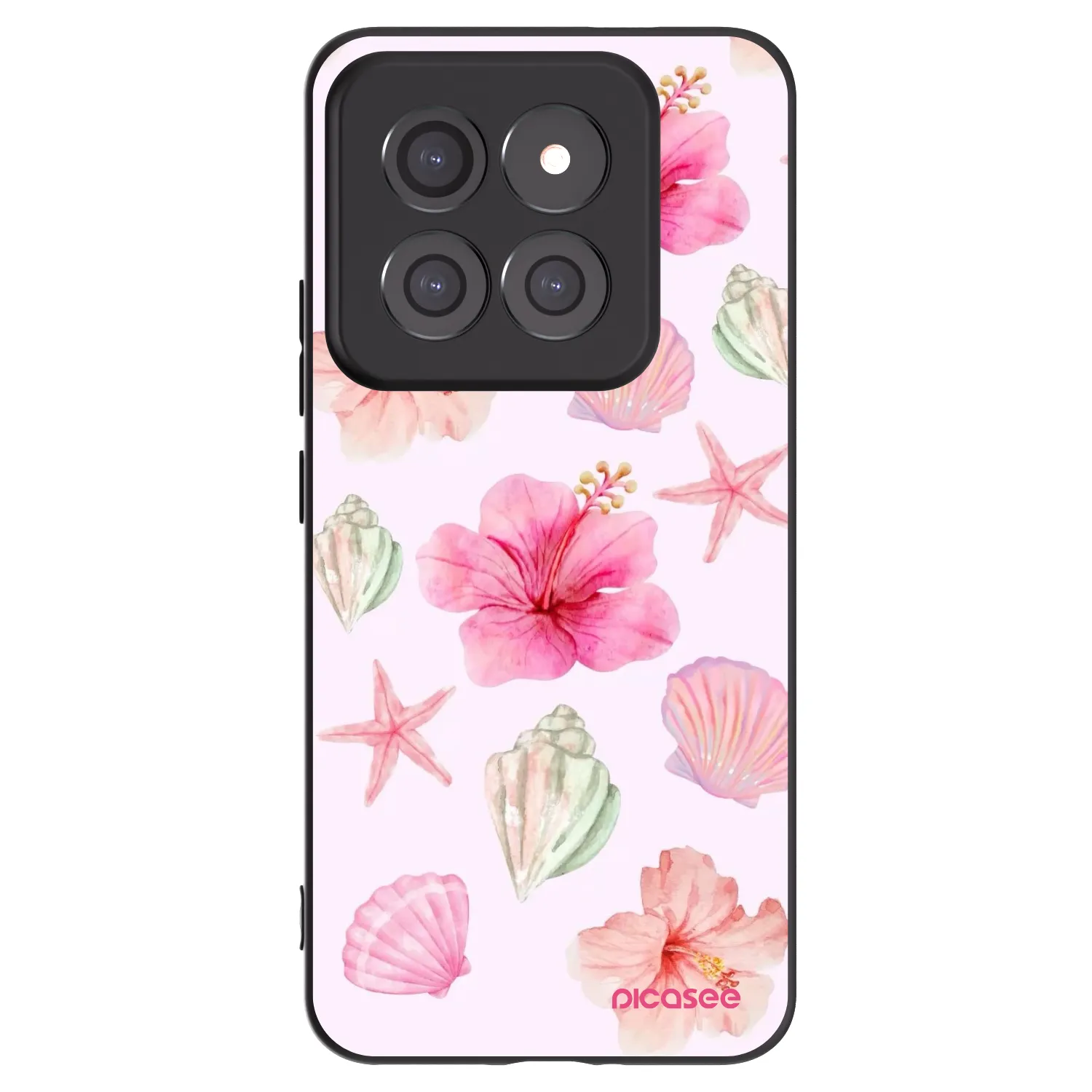 Picasee fekete szilikon tok az alábbi mobiltelefonokra Xiaomi 14 Pro - Blush Lagoon
