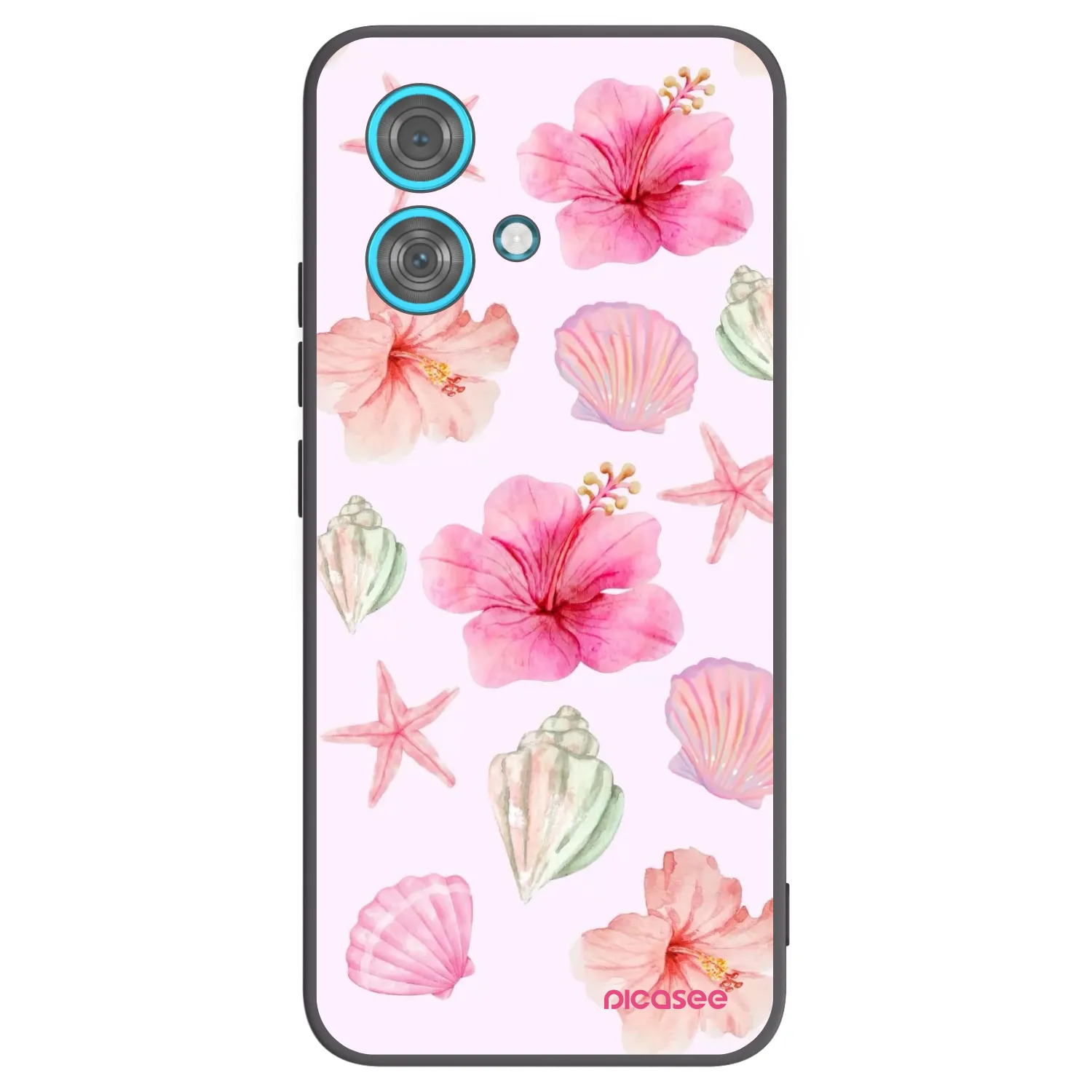 Picasee fekete szilikon tok az alábbi mobiltelefonokra Motorola Edge 40 Neo - Blush Lagoon
