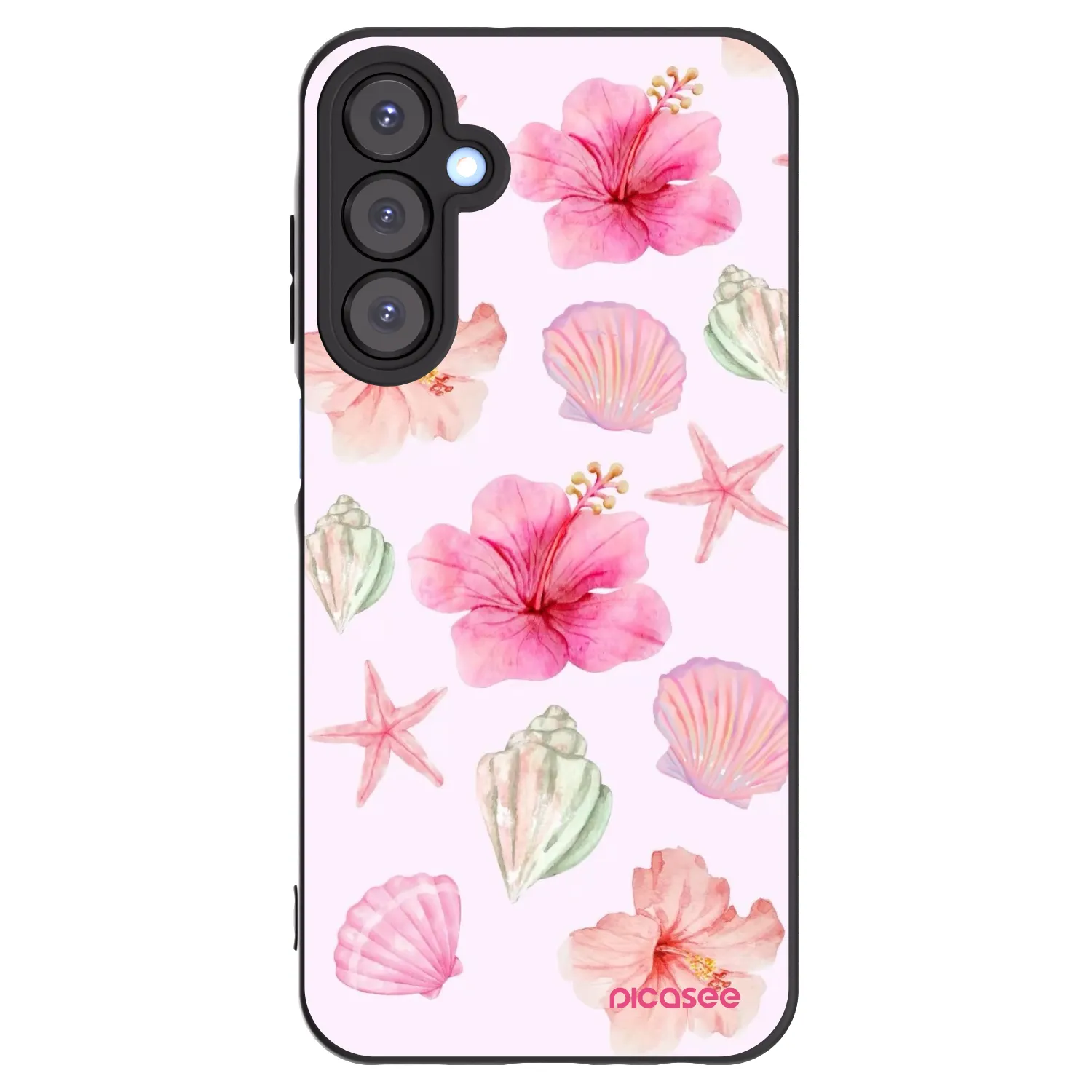 Picasee fekete szilikon tok az alábbi mobiltelefonokra Samsung Galaxy A25 A256B 5G - Blush Lagoon