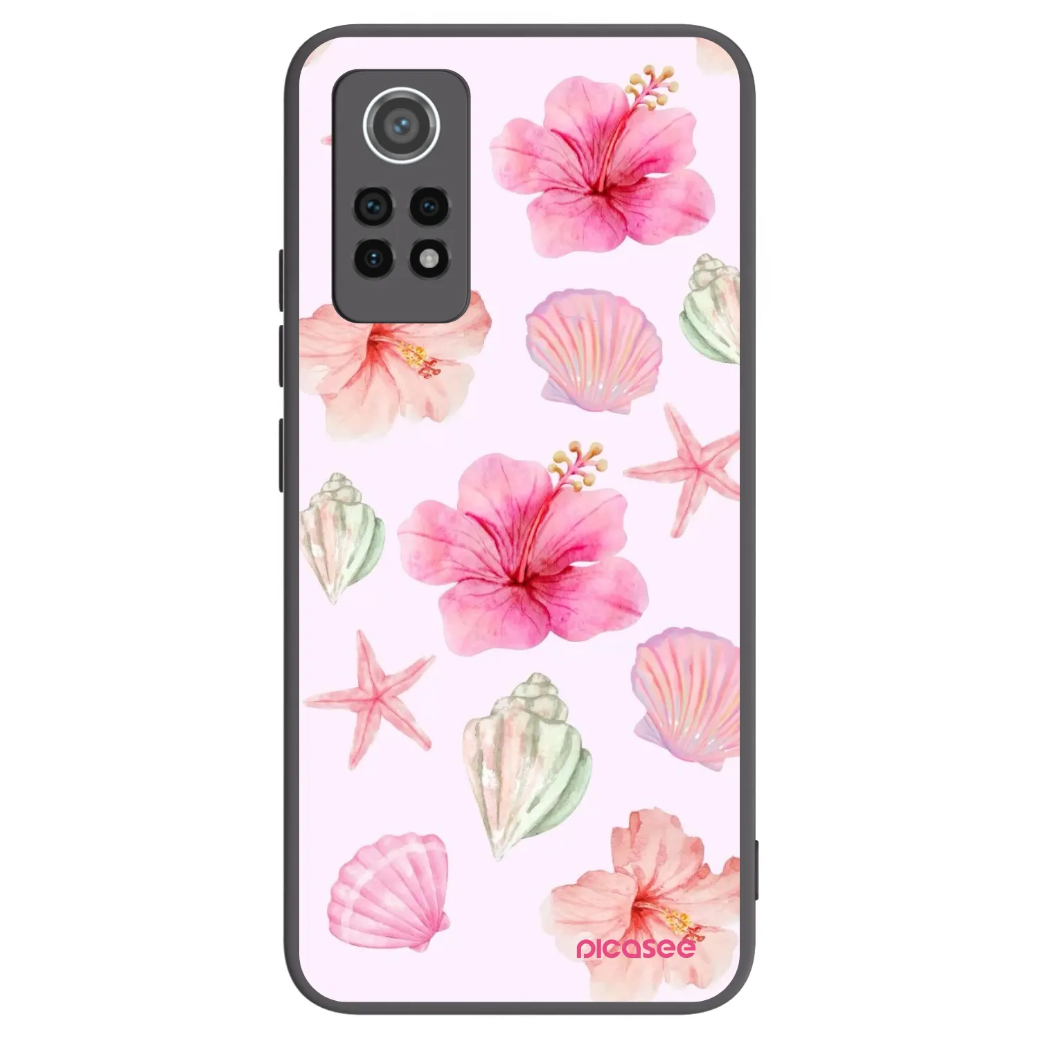 Picasee fekete szilikon tok az alábbi mobiltelefonokra Xiaomi Redmi Note 12 Pro 4G - Blush Lagoon