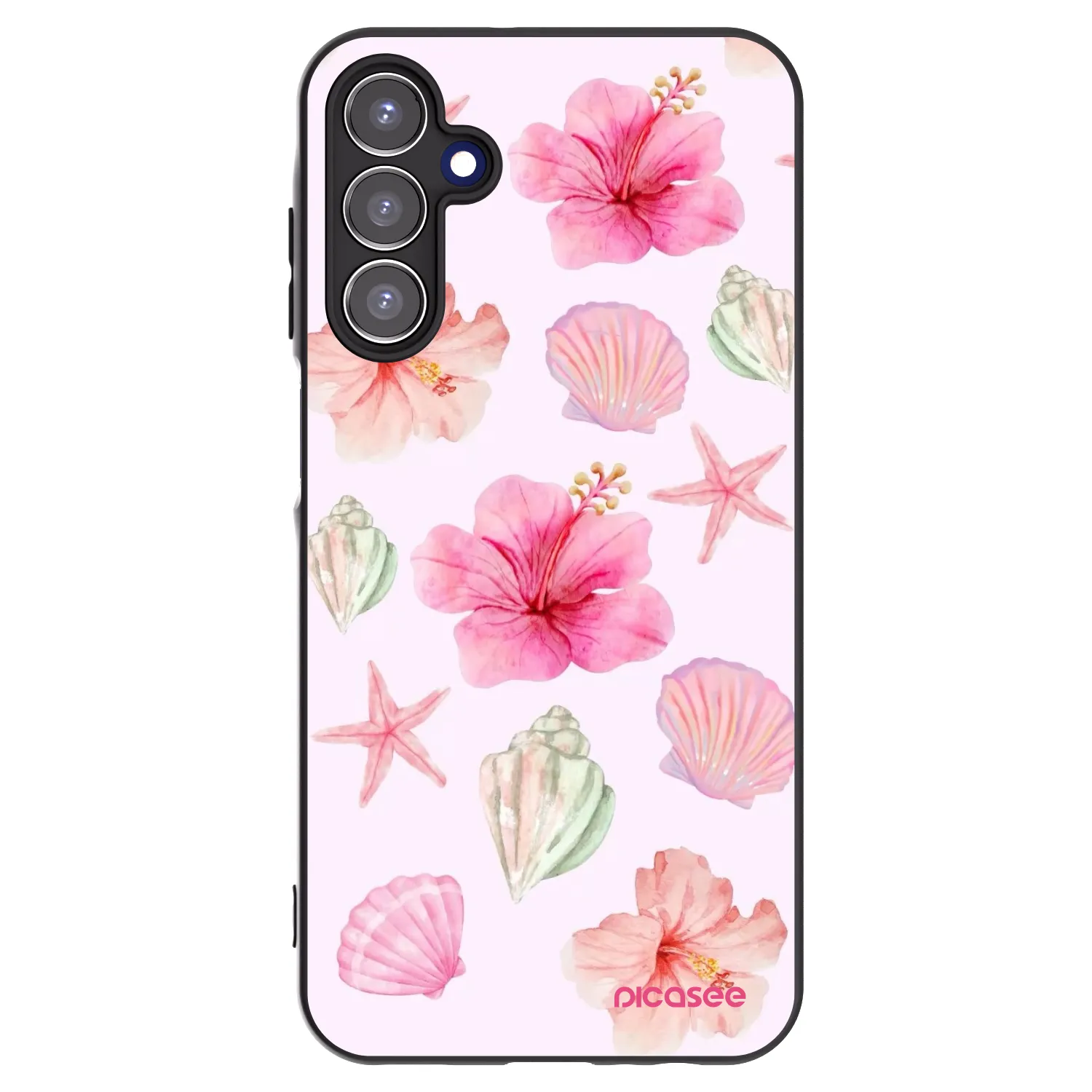 Picasee fekete szilikon tok az alábbi mobiltelefonokra Samsung Galaxy A15 A156B 5G - Blush Lagoon