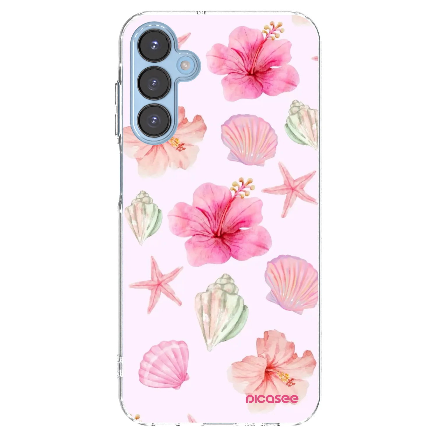 Picasee átlátszó szilikon tok az alábbi mobiltelefonokra Samsung Galaxy A15 A156B 5G - Blush Lagoon