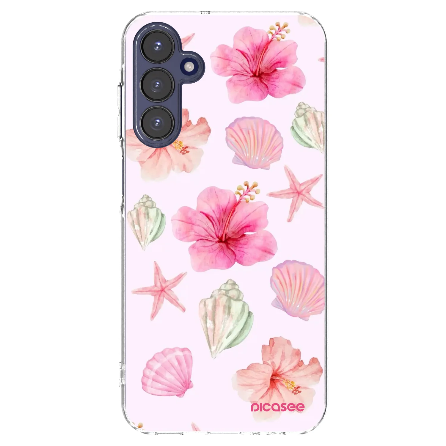 Picasee átlátszó szilikon tok az alábbi mobiltelefonokra Samsung Galaxy A15 A155F 4G - Blush Lagoon