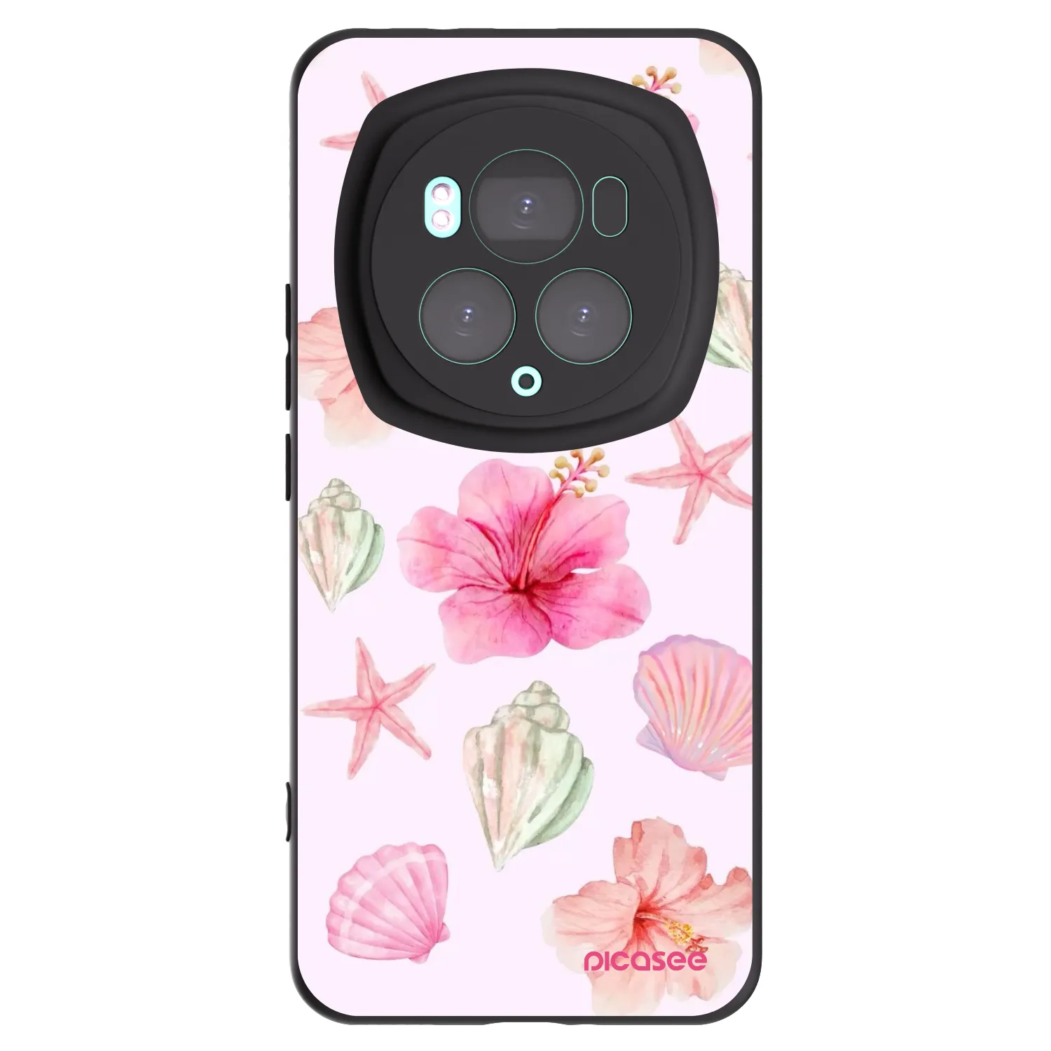 Picasee fekete szilikon tok az alábbi mobiltelefonokra Honor Magic6 Pro - Blush Lagoon