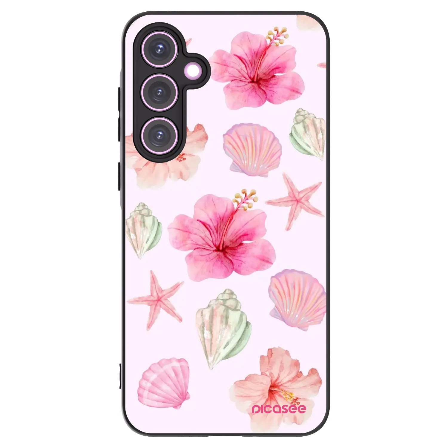 Picasee fekete szilikon tok az alábbi mobiltelefonokra Samsung Galaxy A35 5G A356B - Blush Lagoon