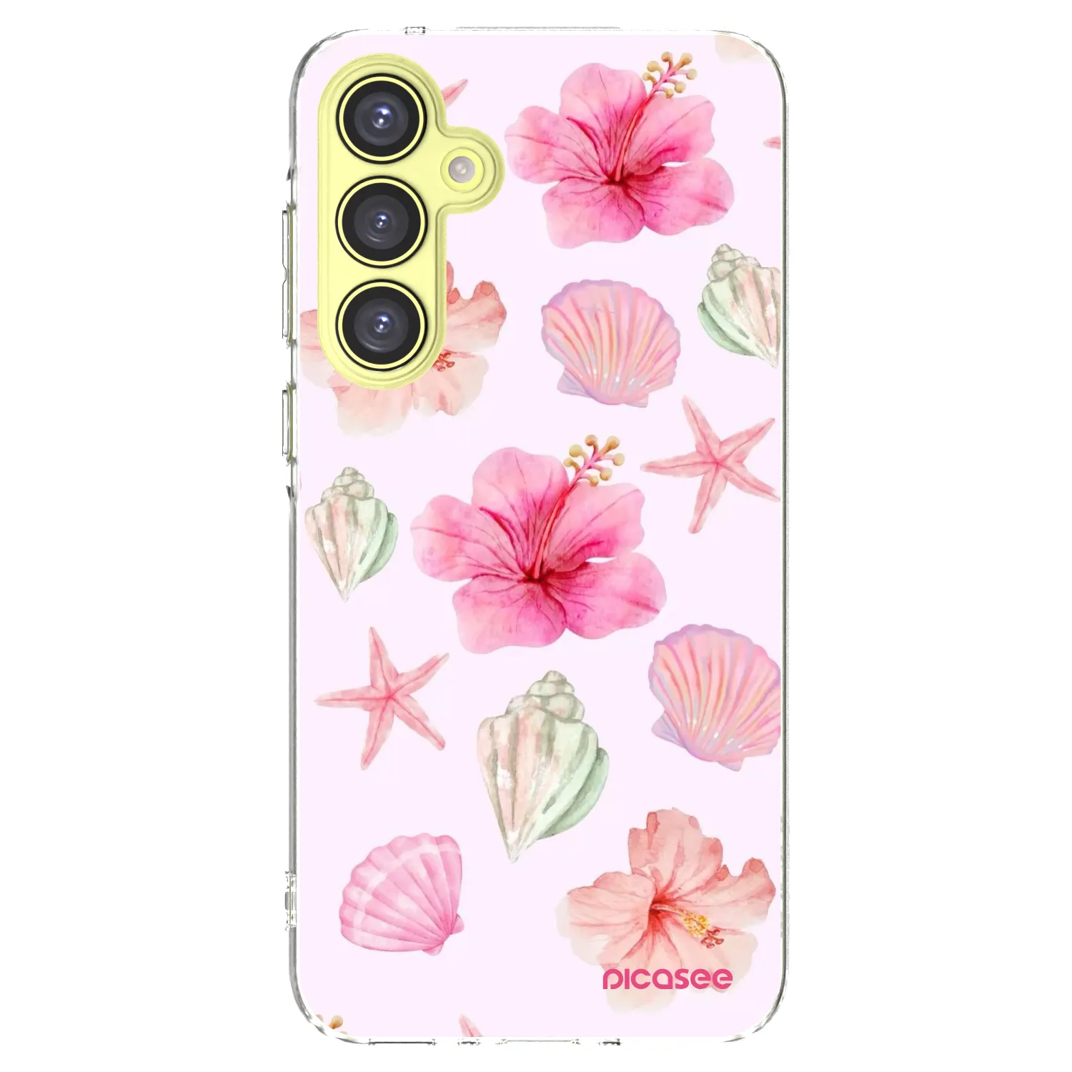 Picasee átlátszó szilikon tok az alábbi mobiltelefonokra Samsung Galaxy A35 5G A356B - Blush Lagoon