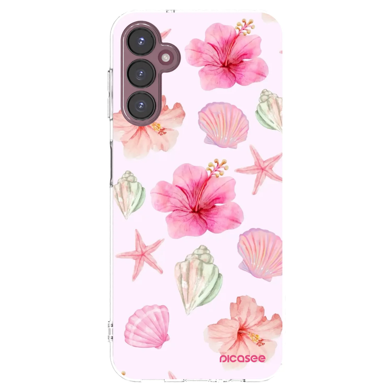 Picasee átlátszó szilikon tok az alábbi mobiltelefonokra Samsung Galaxy A05s A057G - Blush Lagoon