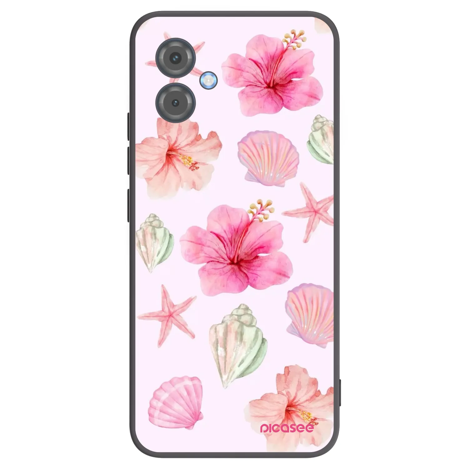 Picasee fekete szilikon tok az alábbi mobiltelefonokra Motorola Moto G14 - Blush Lagoon