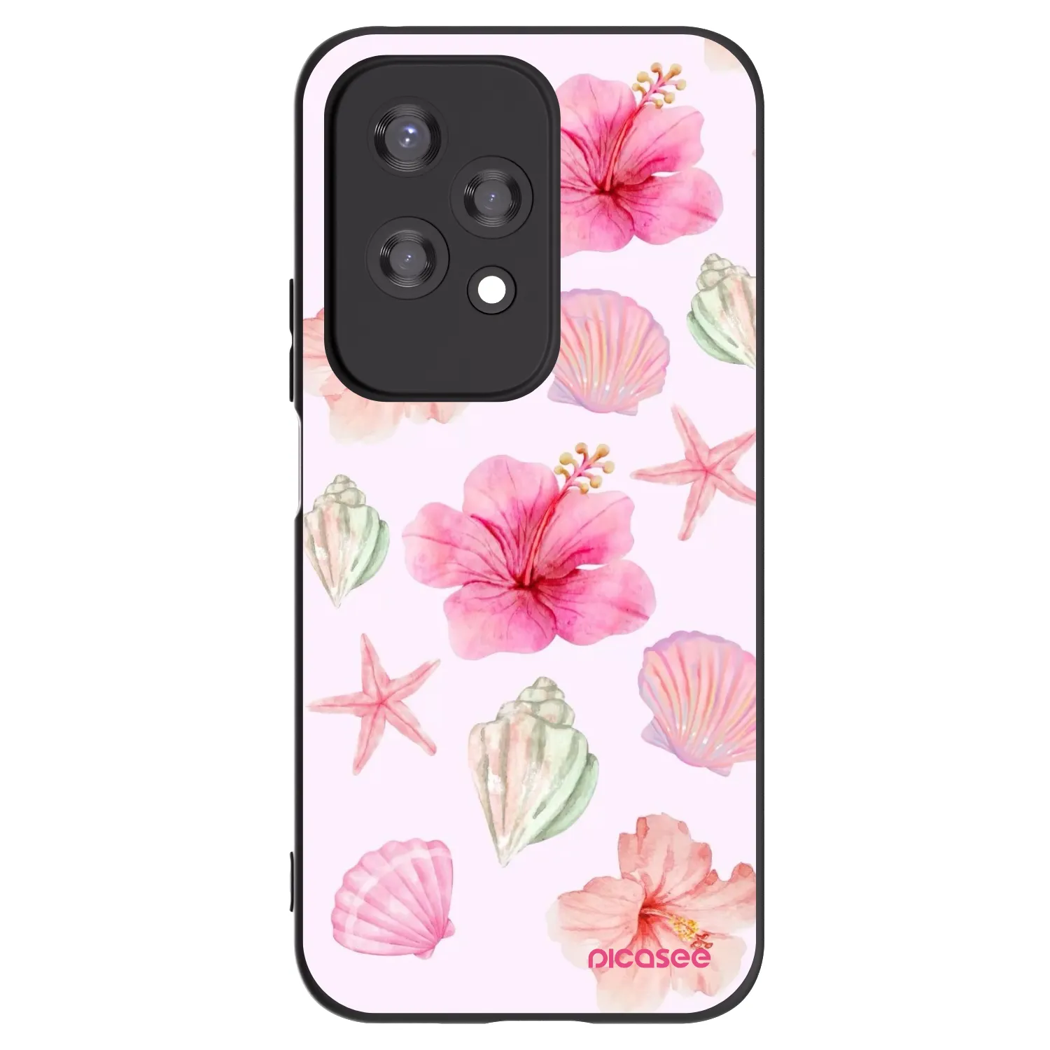 Picasee fekete szilikon tok az alábbi mobiltelefonokra Honor 200 Lite - Blush Lagoon