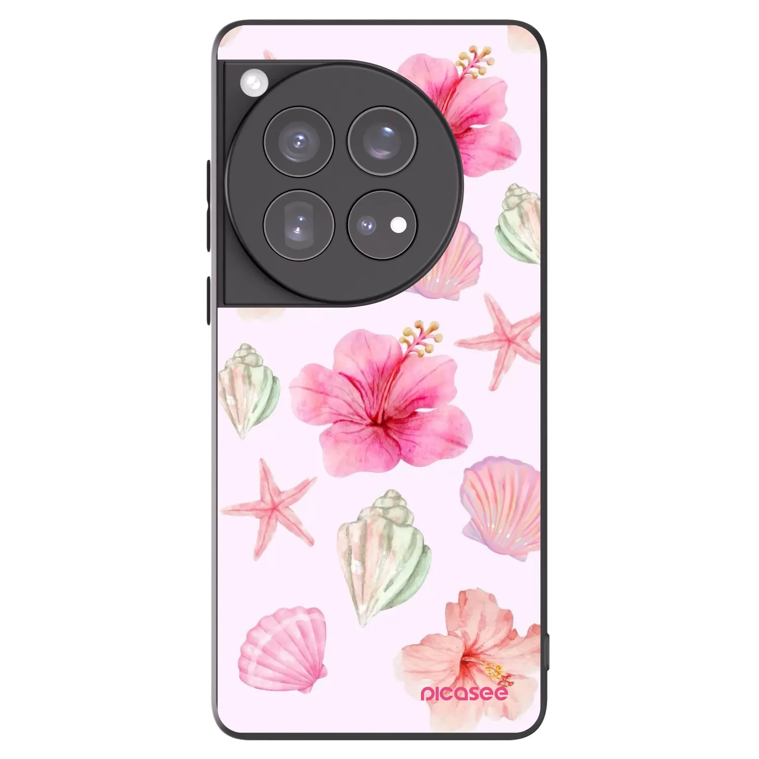 Picasee fekete szilikon tok az alábbi mobiltelefonokra OnePlus 12 5G - Blush Lagoon