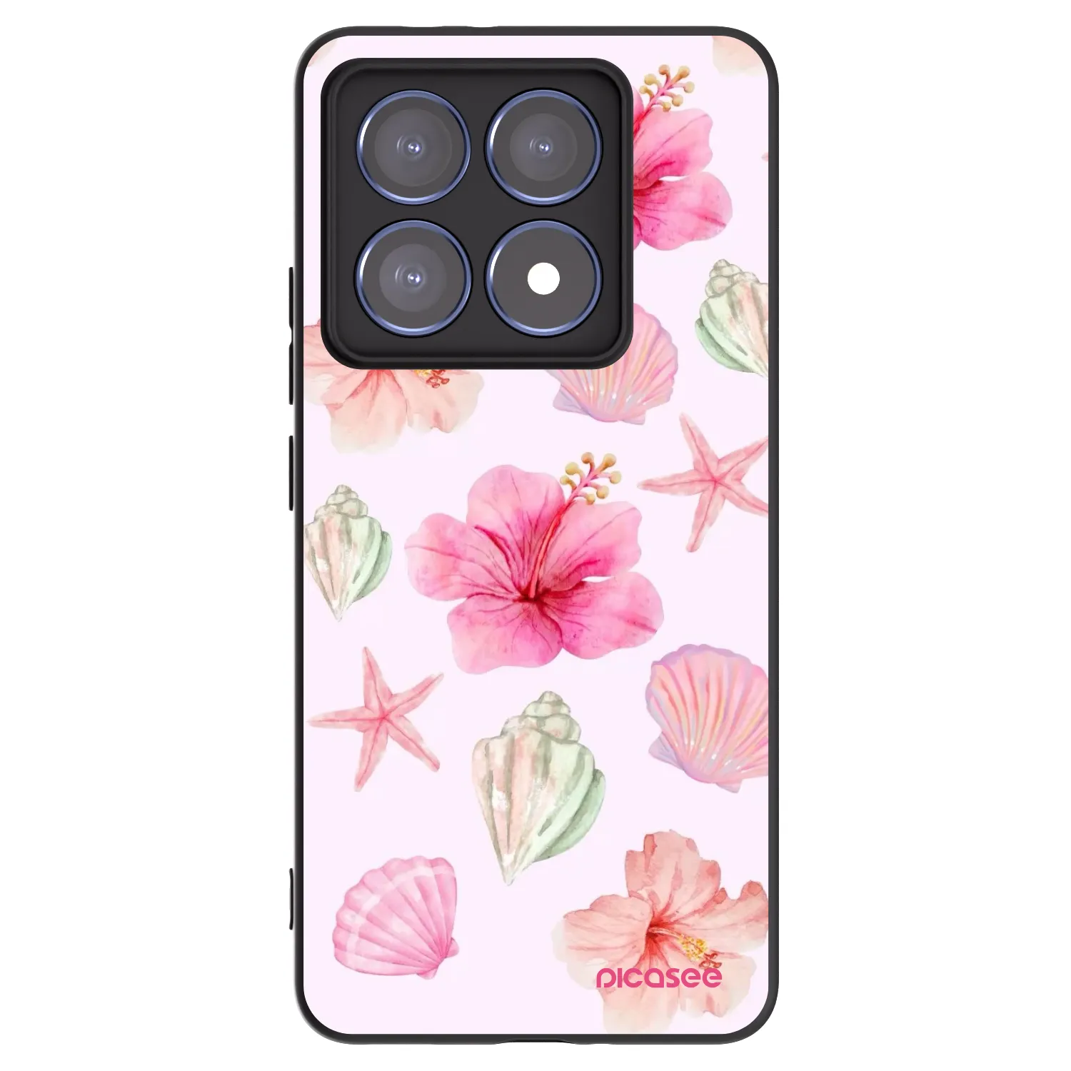 Picasee fekete szilikon tok az alábbi mobiltelefonokra Xiaomi 14T Pro - Blush Lagoon