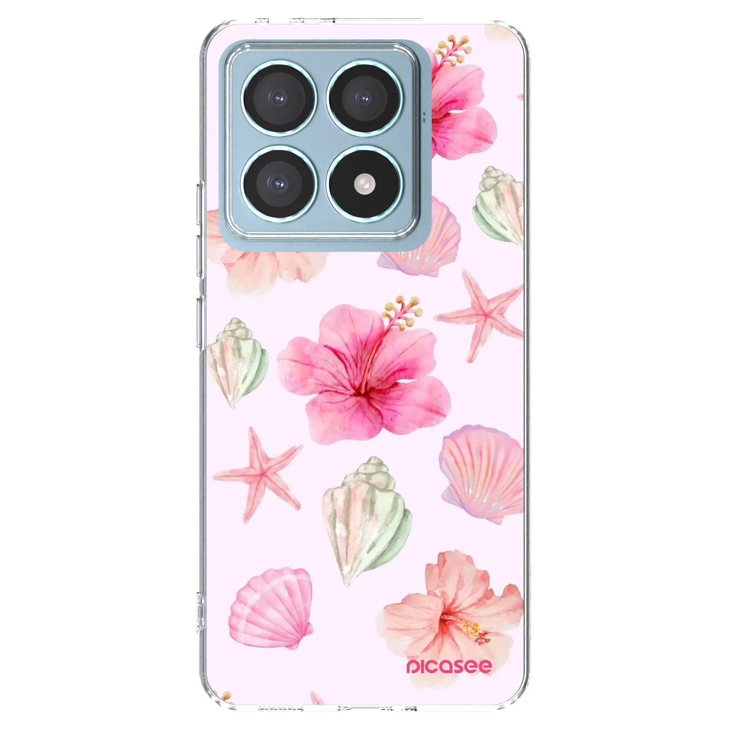 Picasee átlátszó szilikon tok az alábbi mobiltelefonokra Xiaomi 14T Pro - Blush Lagoon