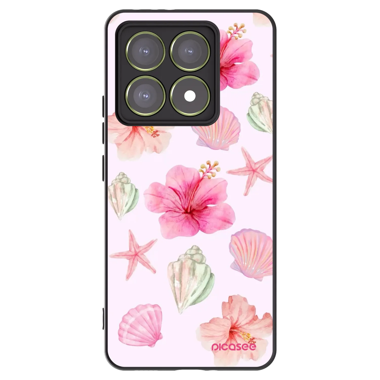 Picasee fekete szilikon tok az alábbi mobiltelefonokra Xiaomi 14T - Blush Lagoon