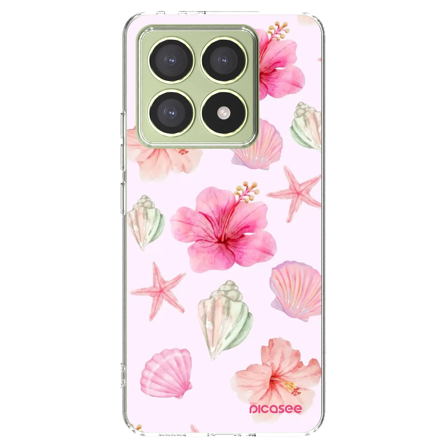 Picasee átlátszó szilikon tok az alábbi mobiltelefonokra Xiaomi 14T - Blush Lagoon