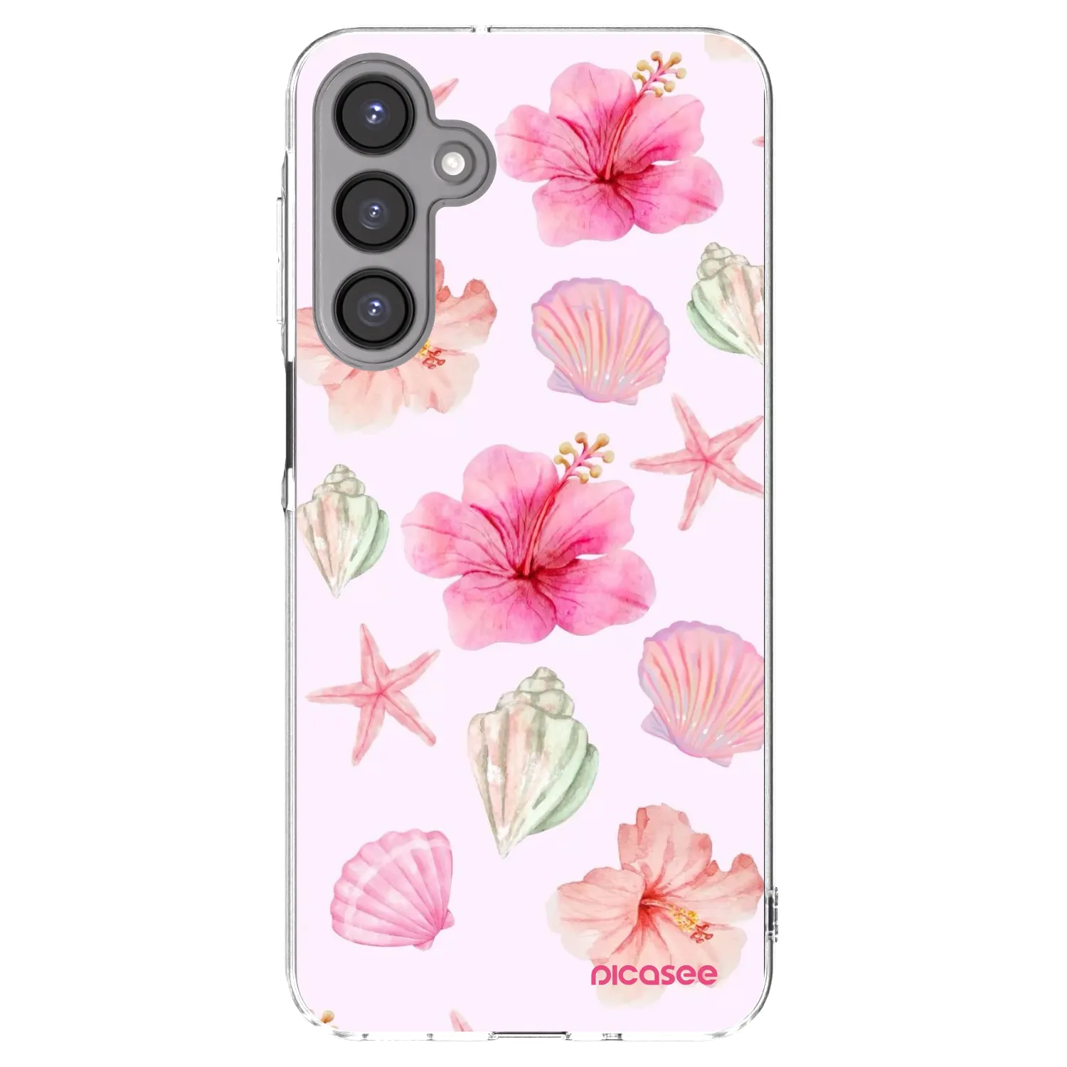 Picasee átlátszó szilikon tok az alábbi mobiltelefonokra Samsung Galaxy A16 5G - Blush Lagoon