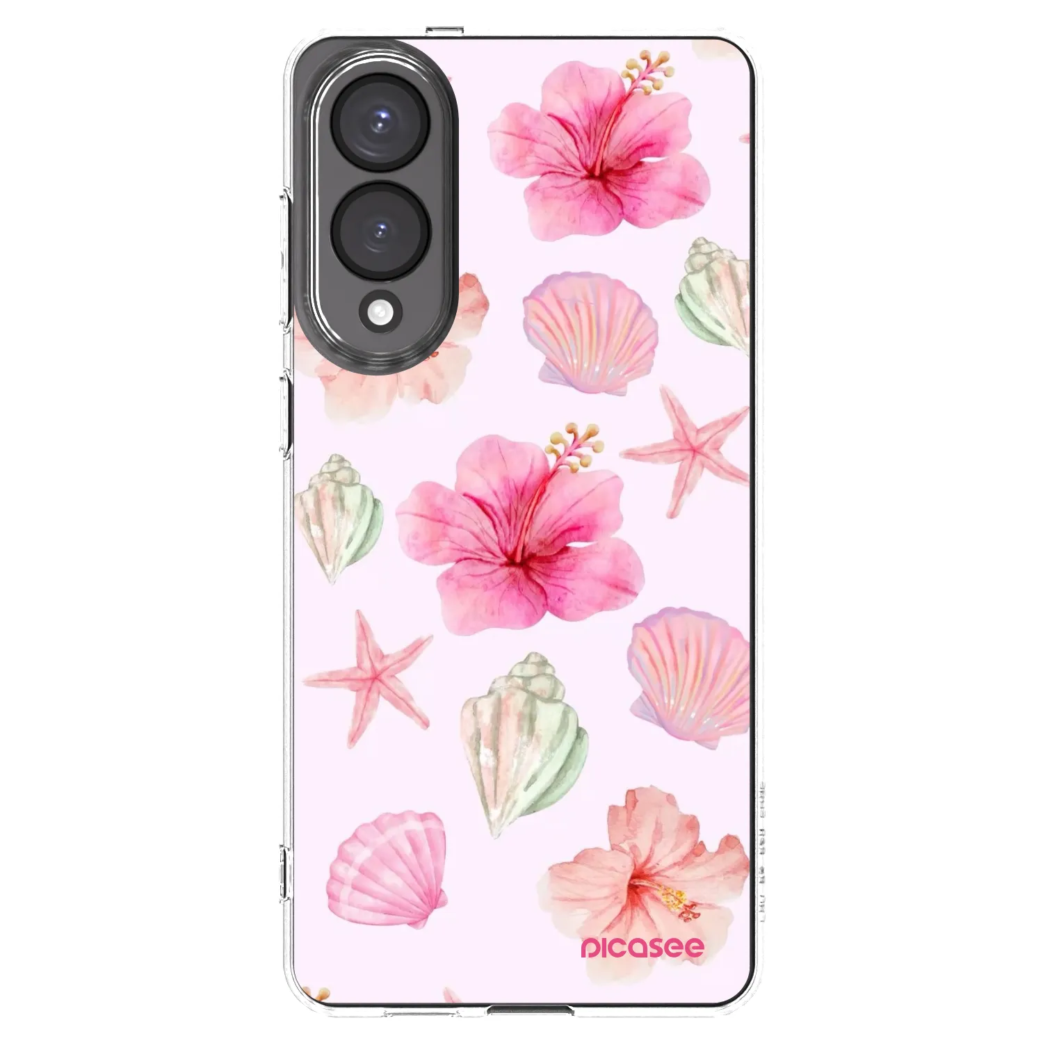 Picasee átlátszó szilikon tok az alábbi mobiltelefonokra Samsung Galaxy S25 Edge 5G - Blush Lagoon