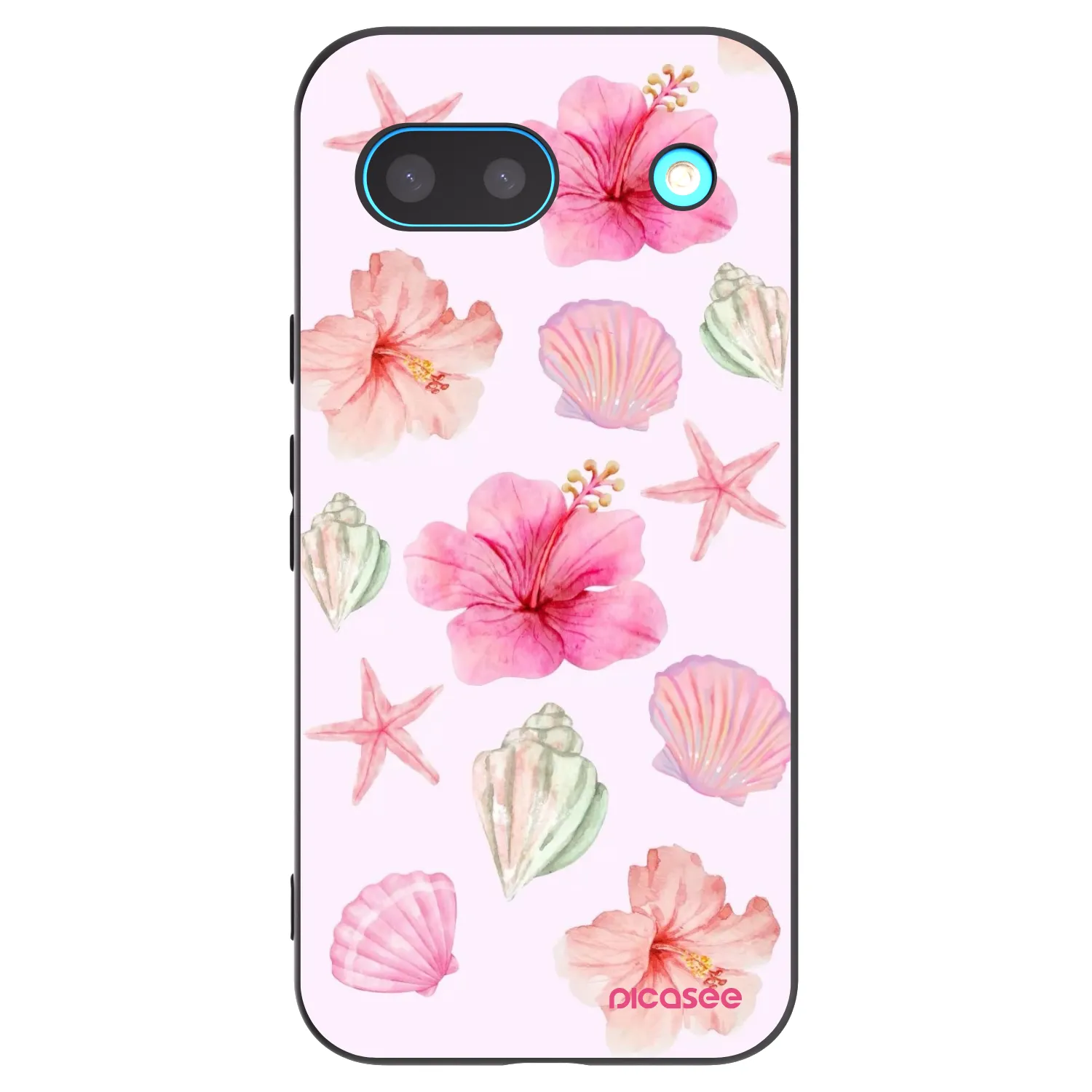 Picasee fekete szilikon tok az alábbi mobiltelefonokra Google Pixel 8 - Blush Lagoon