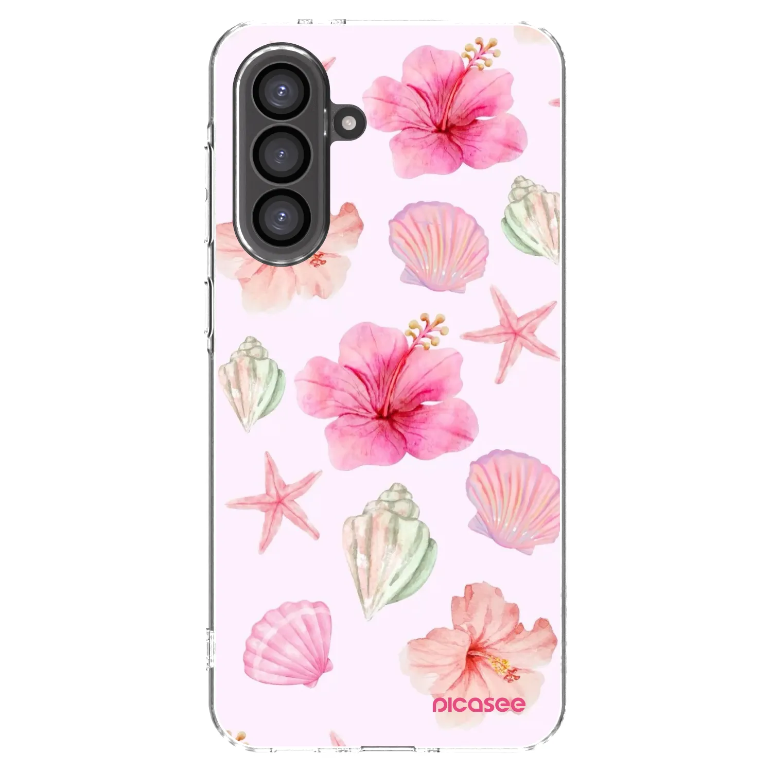 Picasee átlátszó szilikon tok az alábbi mobiltelefonokra Samsung Galaxy A56 5G A566B - Blush Lagoon