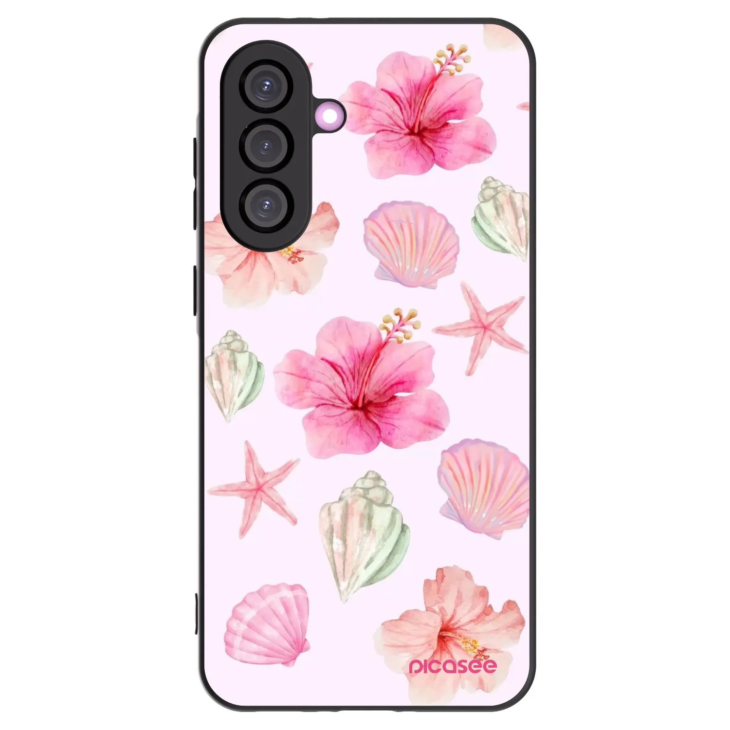 Picasee fekete szilikon tok az alábbi mobiltelefonokra Samsung Galaxy A36 5G - Blush Lagoon