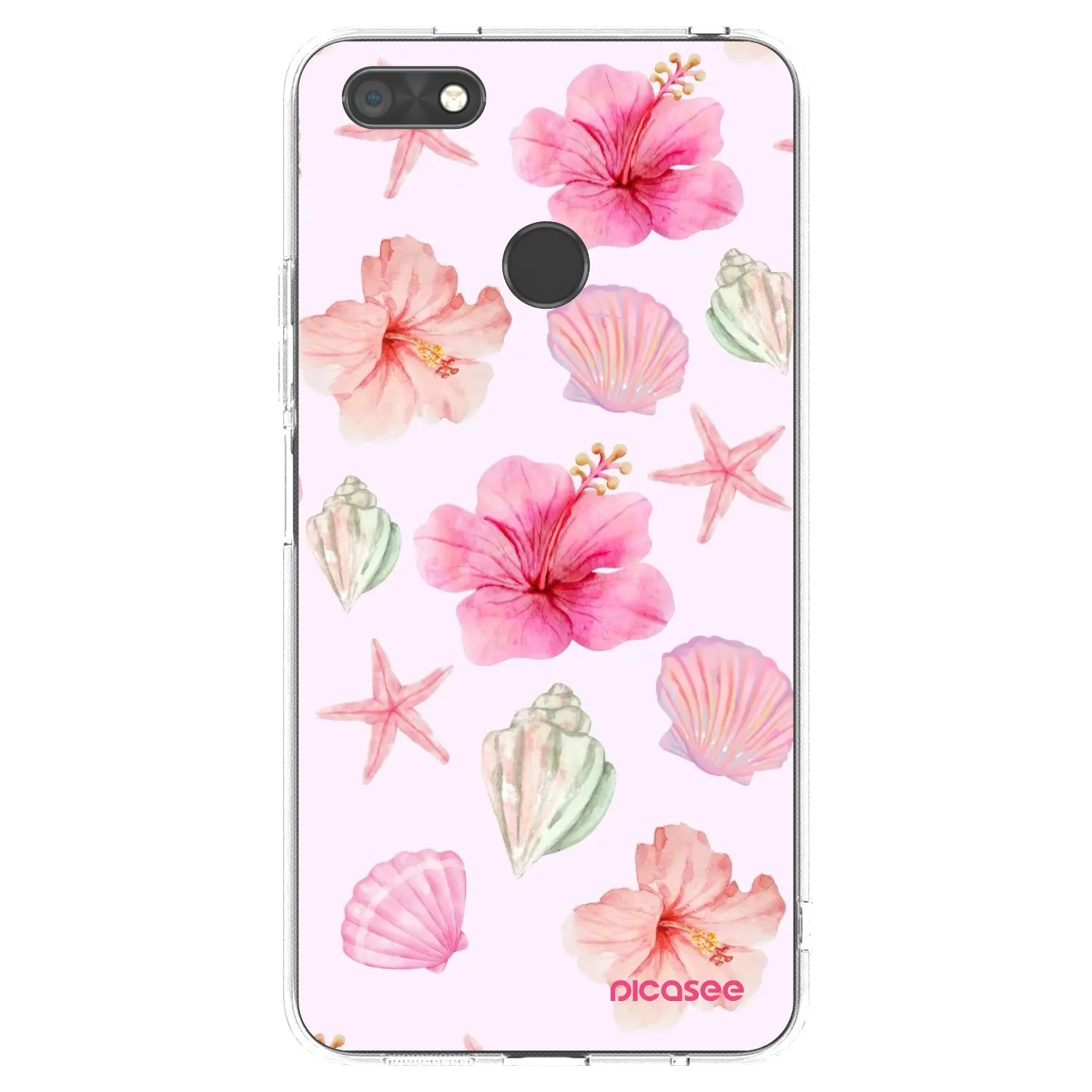 Picasee átlátszó szilikon tok az alábbi mobiltelefonokra Huawei P9 Lite Mini - Blush Lagoon