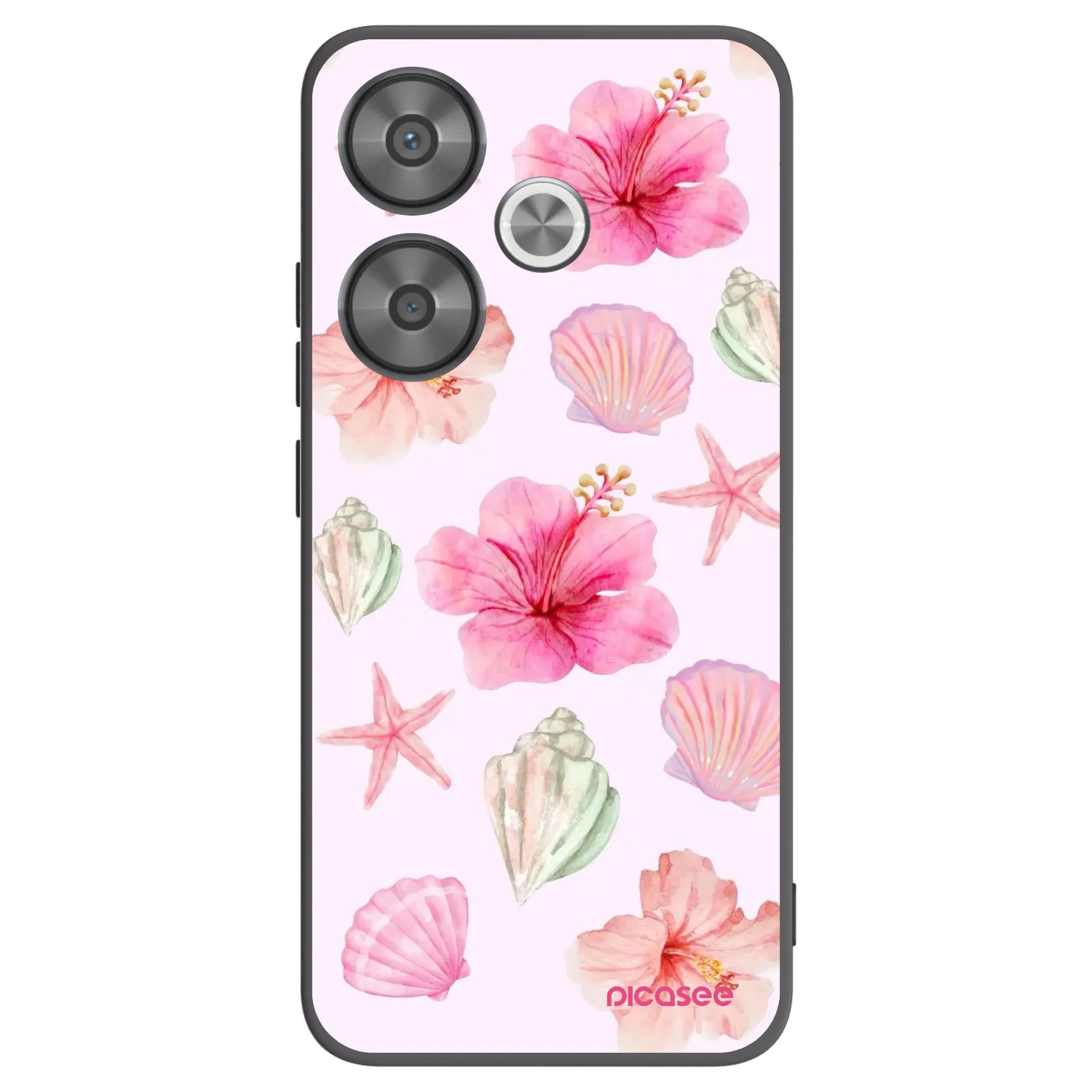 Picasee fekete szilikon tok az alábbi mobiltelefonokra Xiaomi Poco F6 - Blush Lagoon