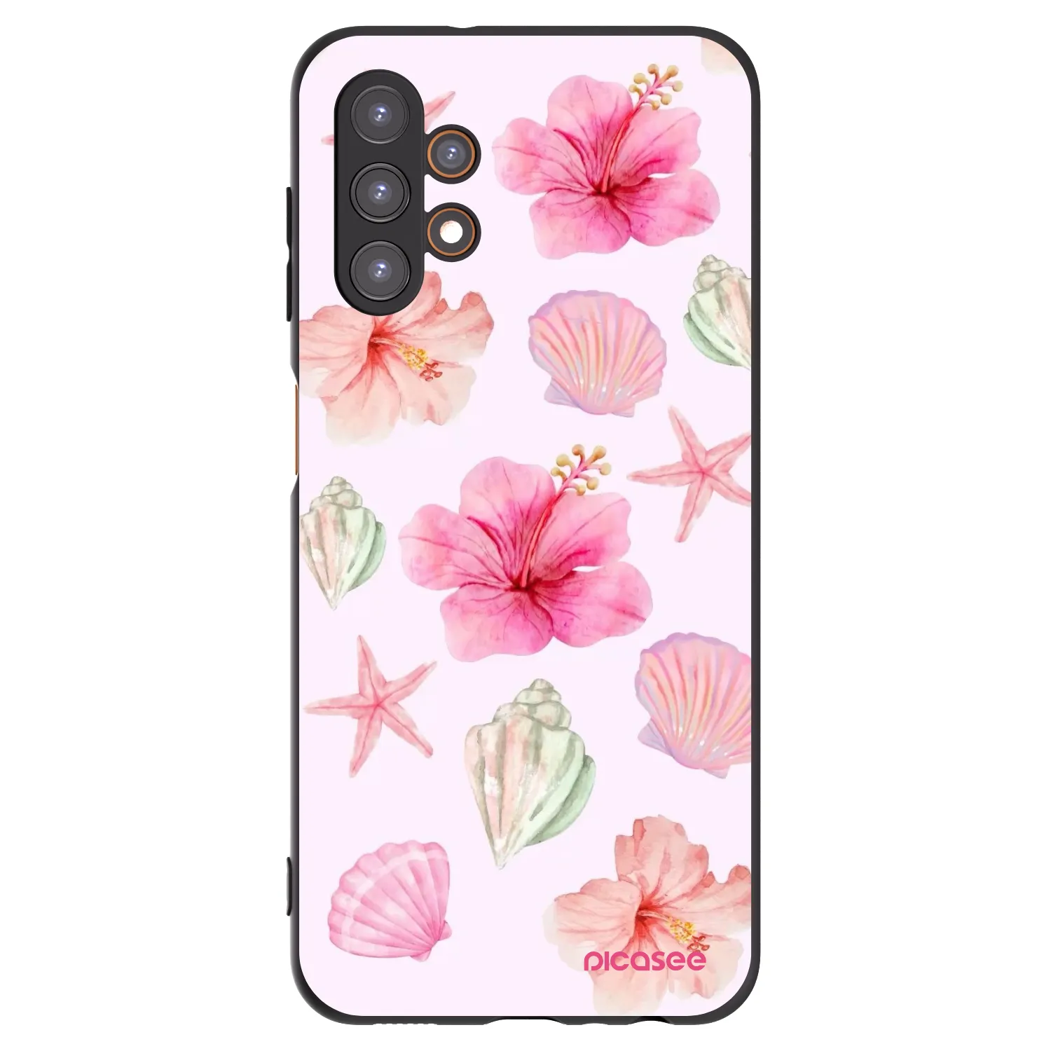 Picasee fekete szilikon tok az alábbi mobiltelefonokra Samsung Galaxy A13 5G - Blush Lagoon